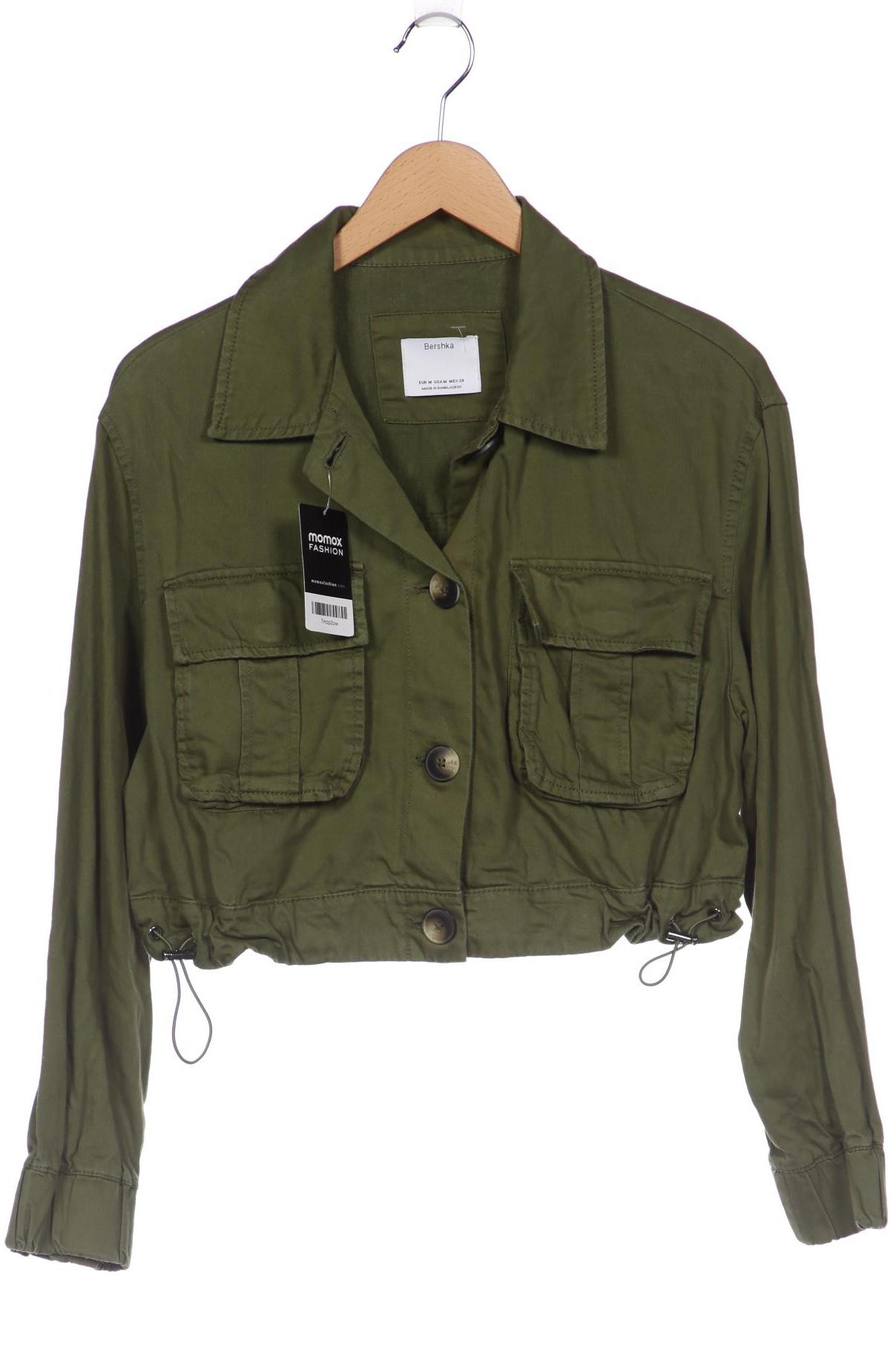 

bershka Damen Jacke, grün
