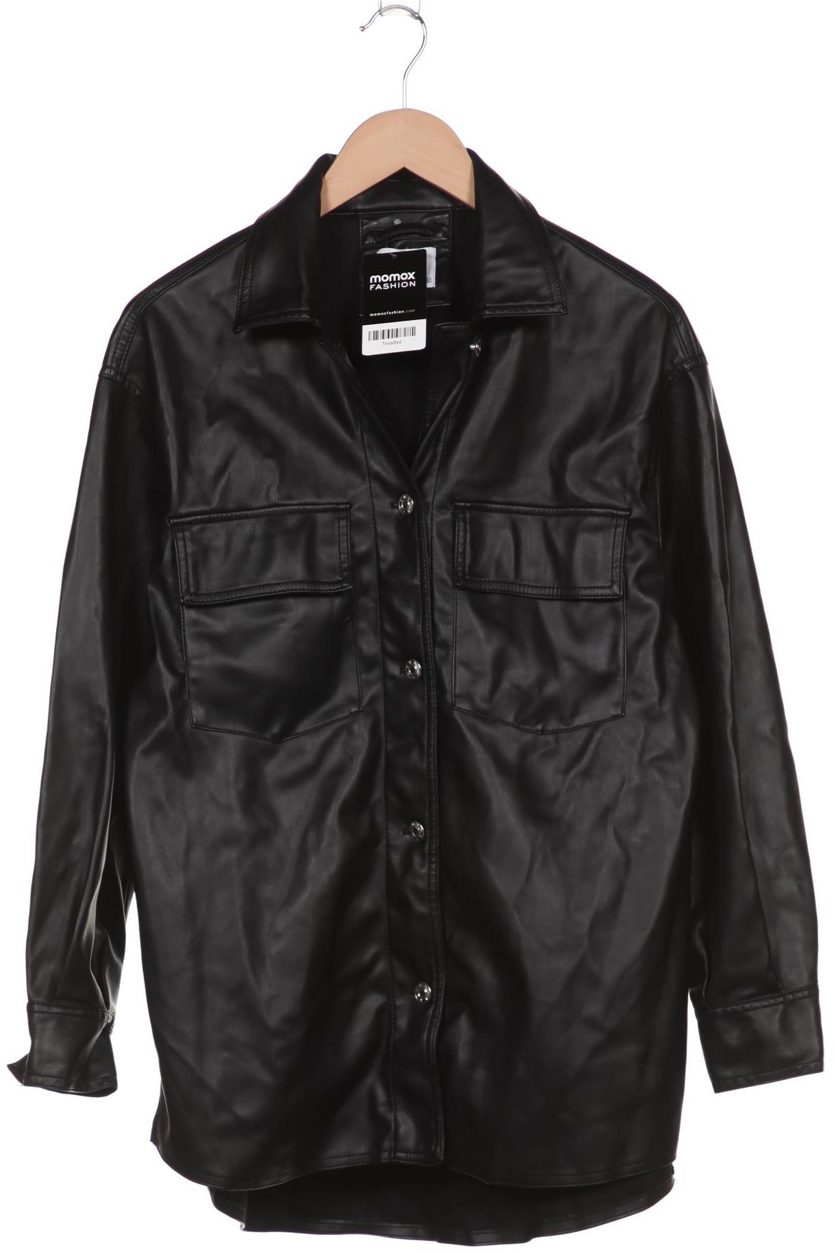 

bershka Damen Jacke, schwarz