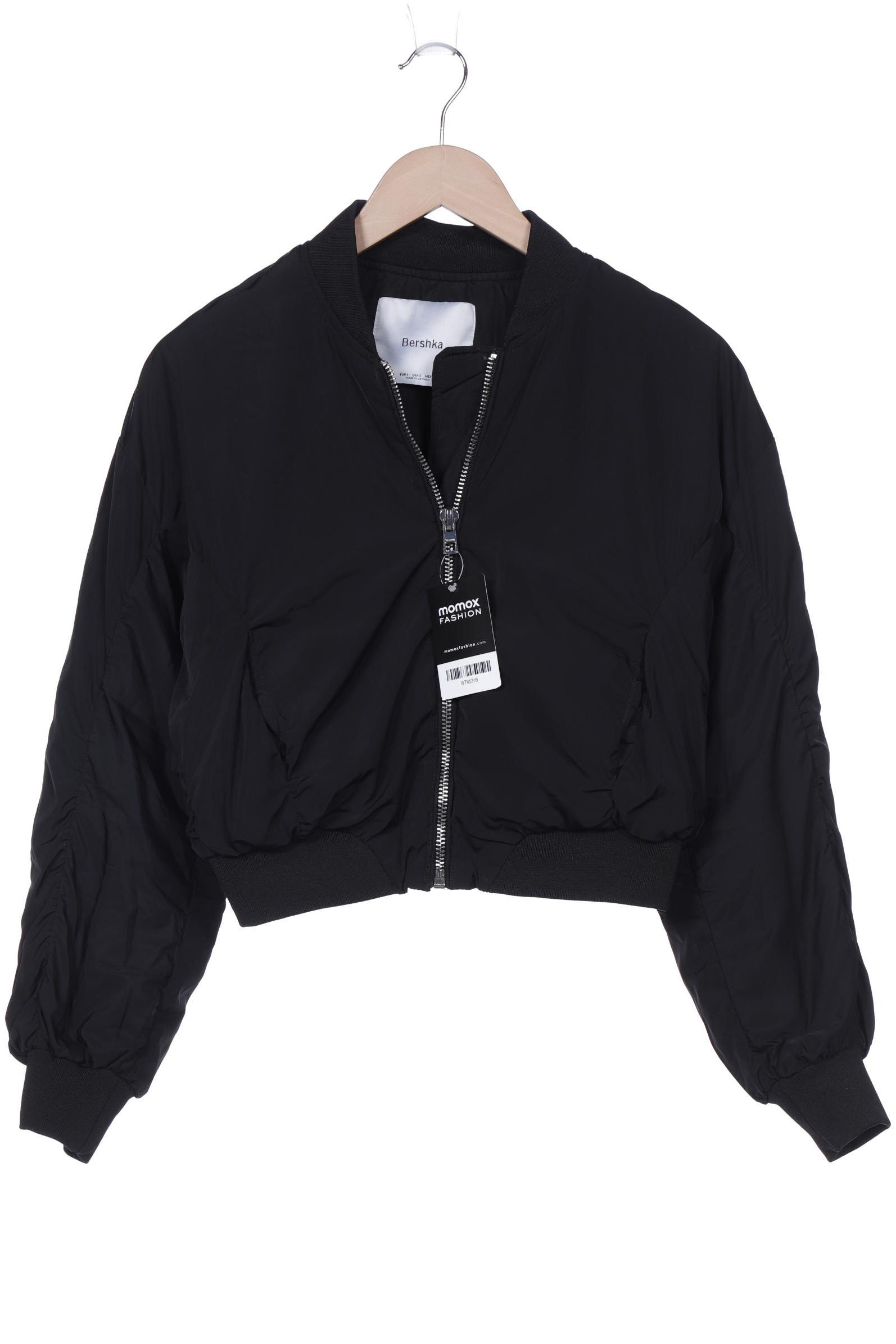 

bershka Damen Jacke, schwarz, Gr. 36