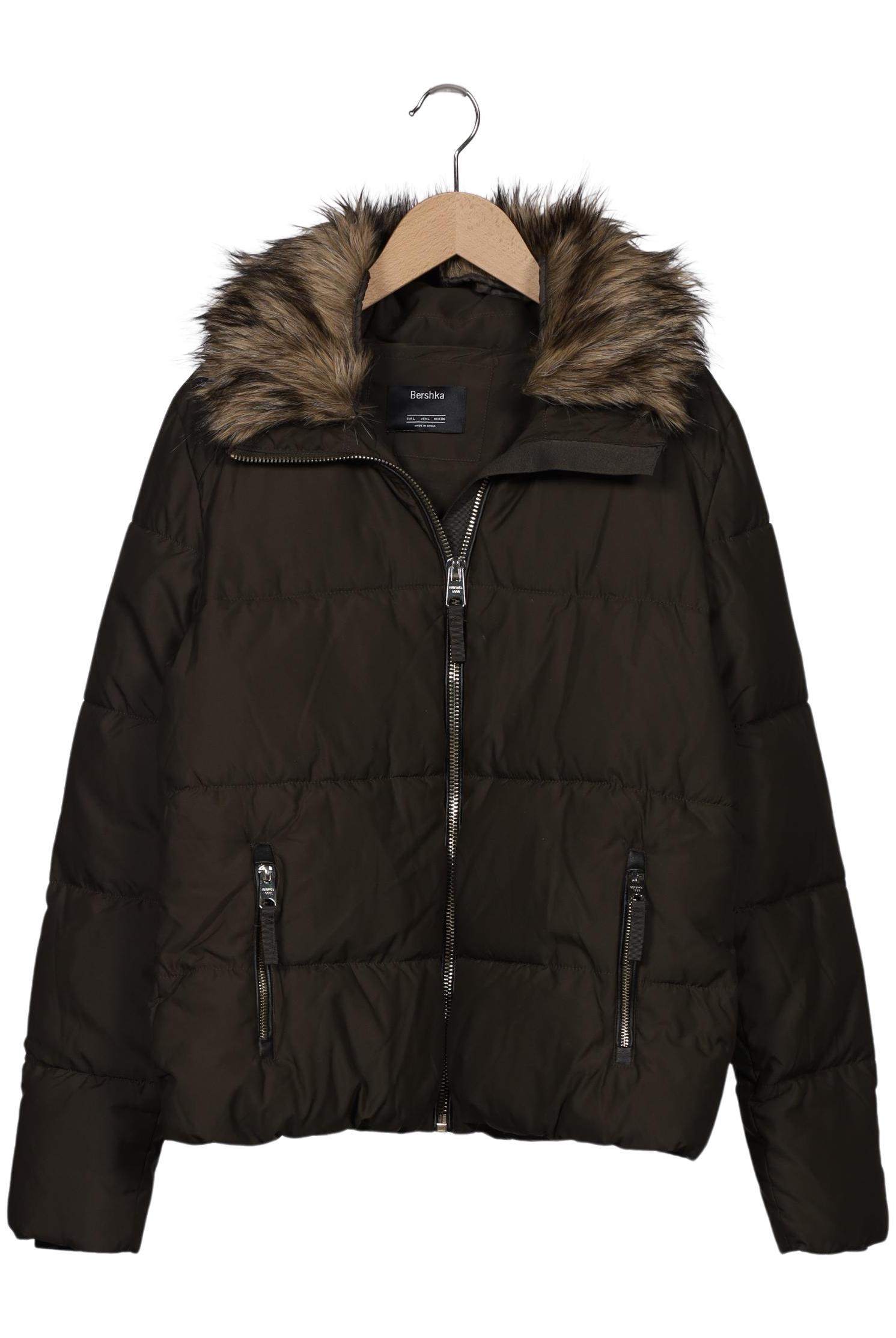 

bershka Damen Jacke, braun, Gr. 42