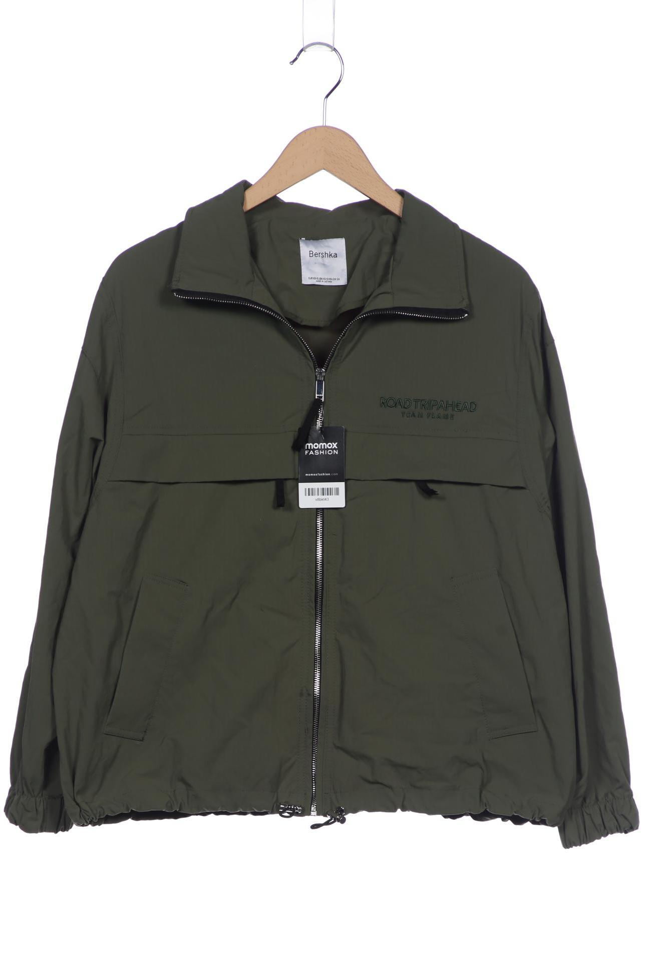 

bershka Damen Jacke, grün, Gr. 34