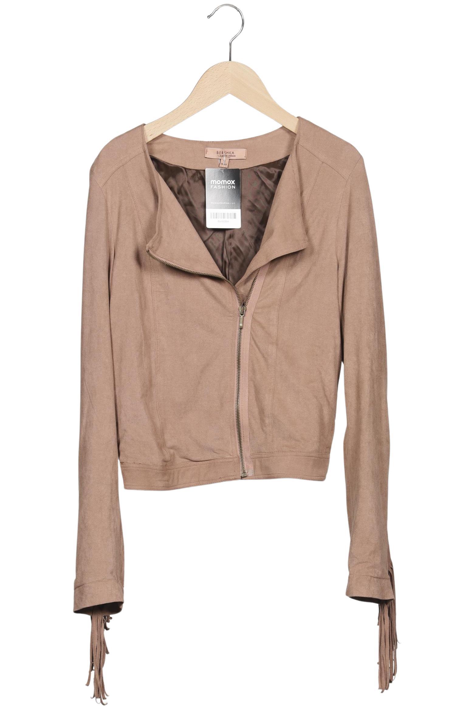 

bershka Damen Jacke, beige, Gr. 36