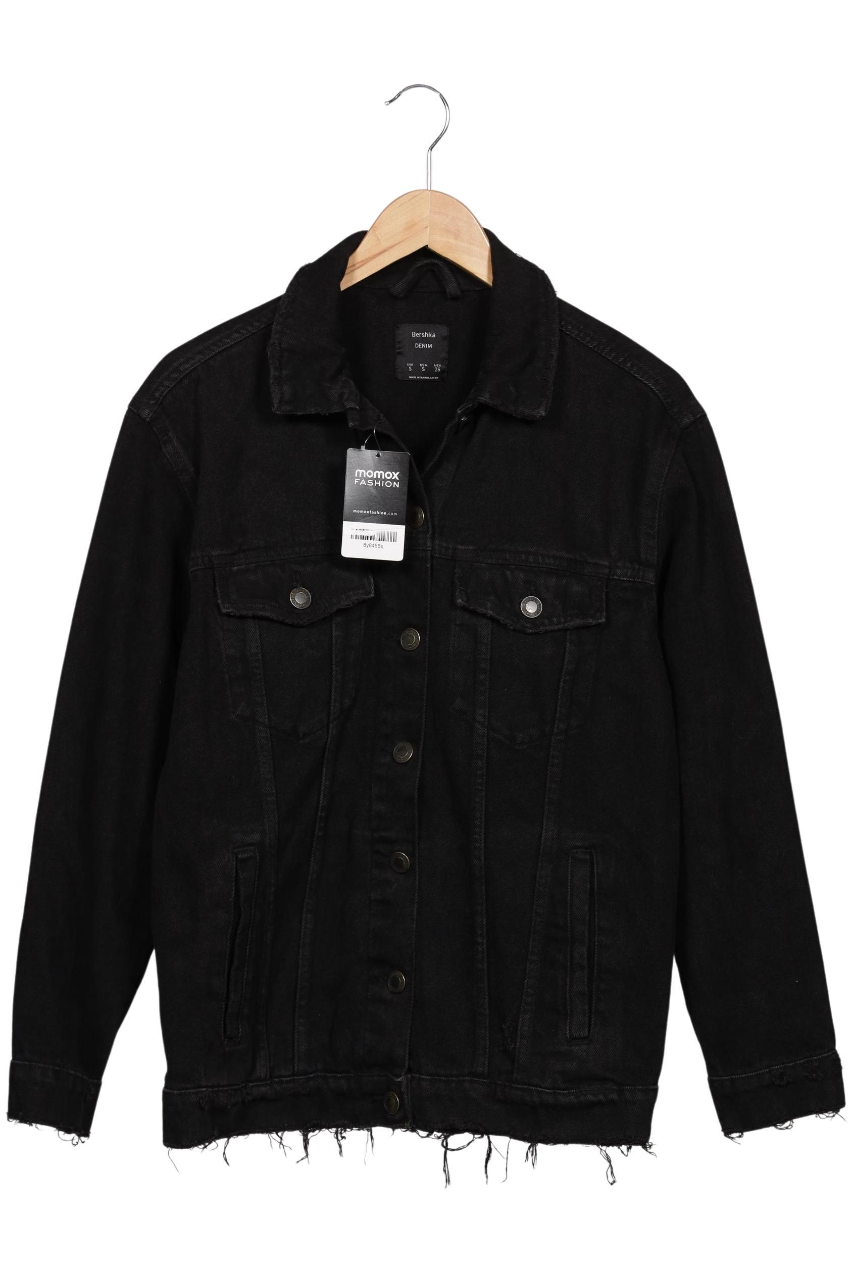 

bershka Damen Jacke, schwarz, Gr. 36