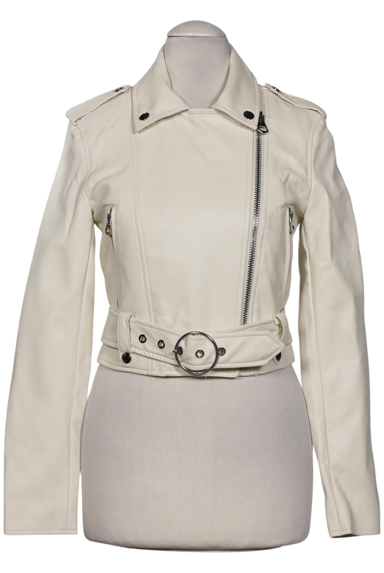 

bershka Damen Jacke, cremeweiß, Gr. 34