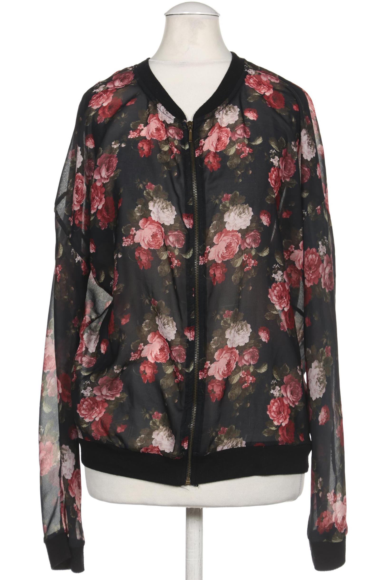 

bershka Damen Jacke, schwarz, Gr. 36