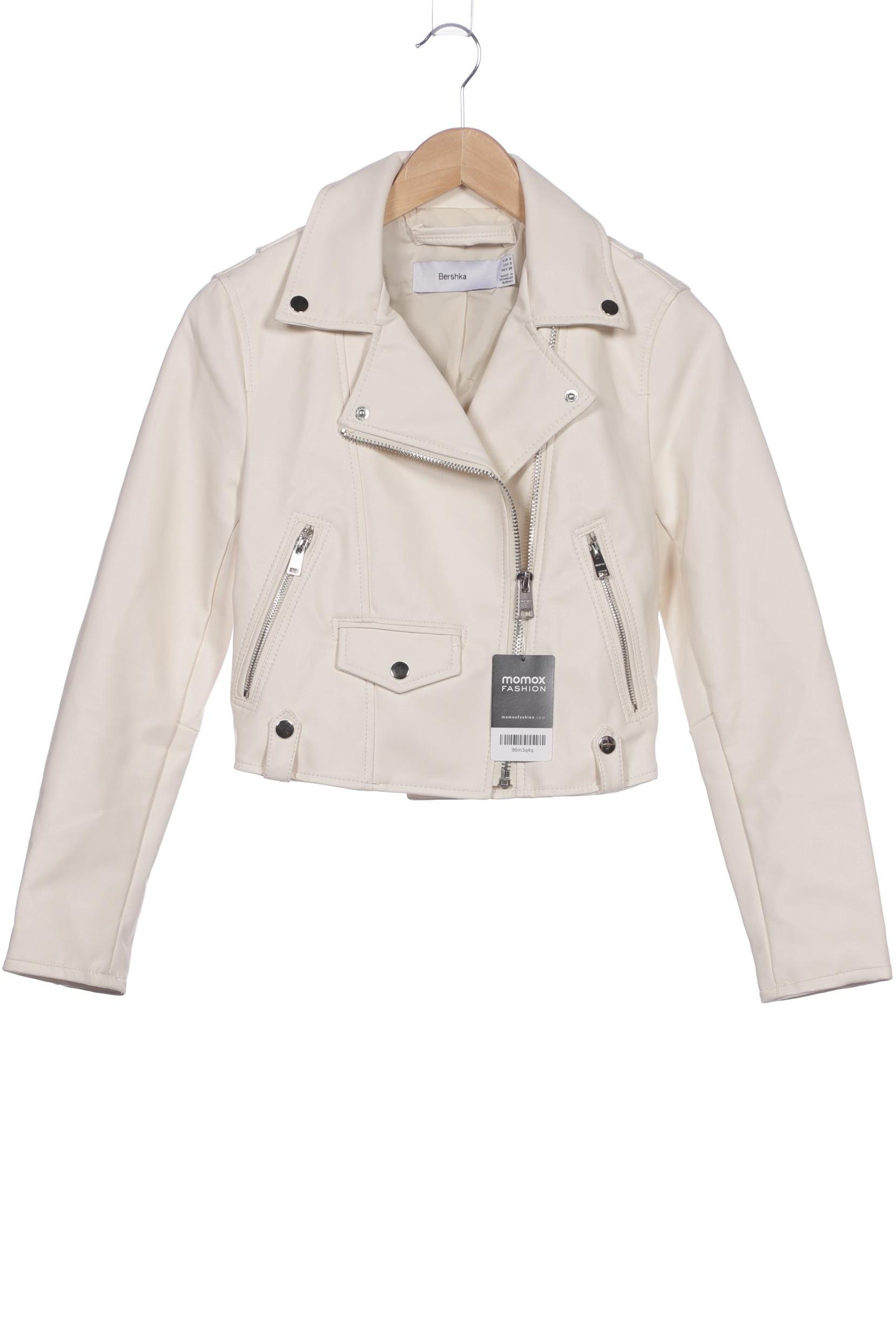 

bershka Damen Jacke, cremeweiß, Gr. 36