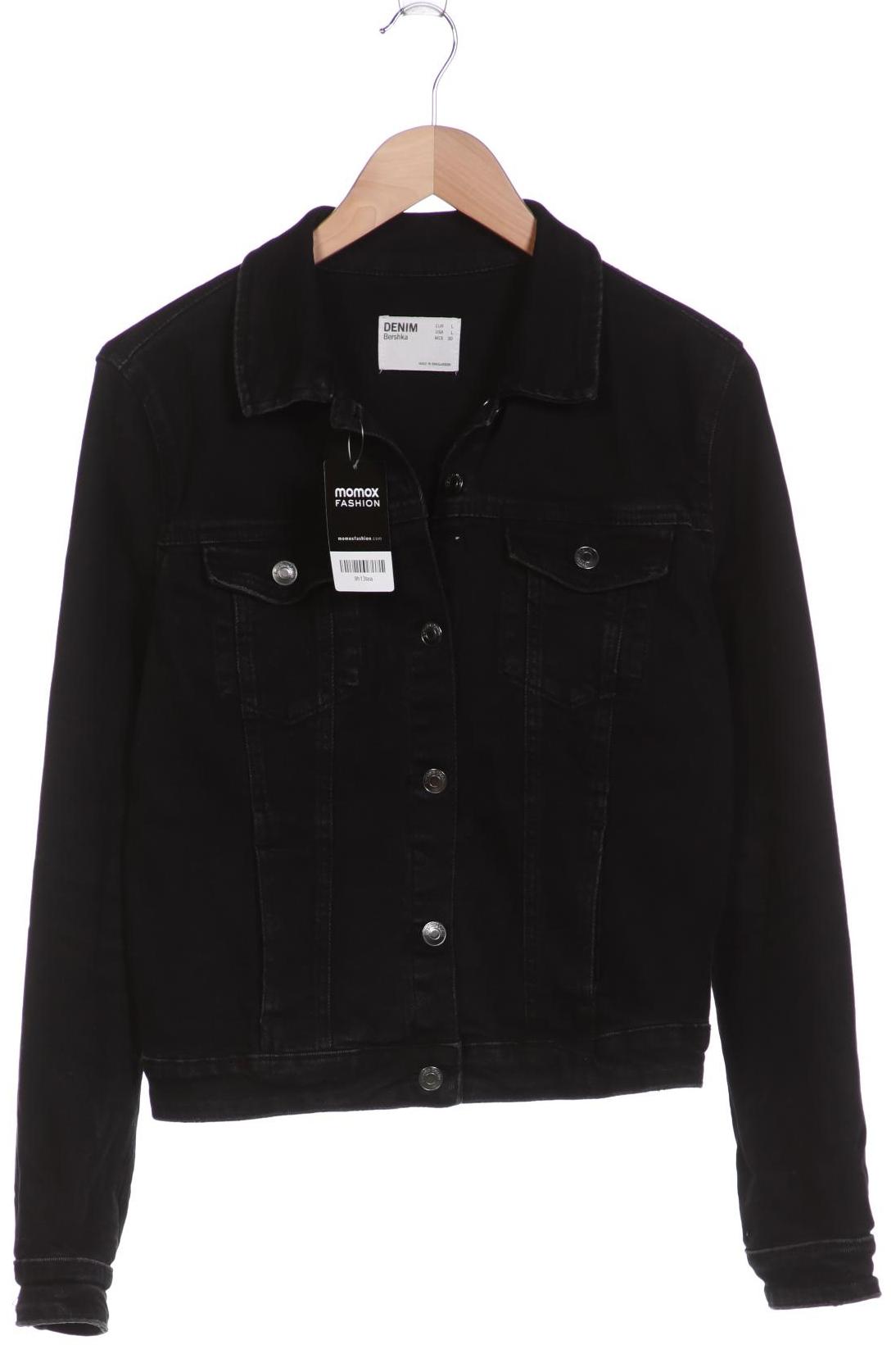 

bershka Damen Jacke, schwarz