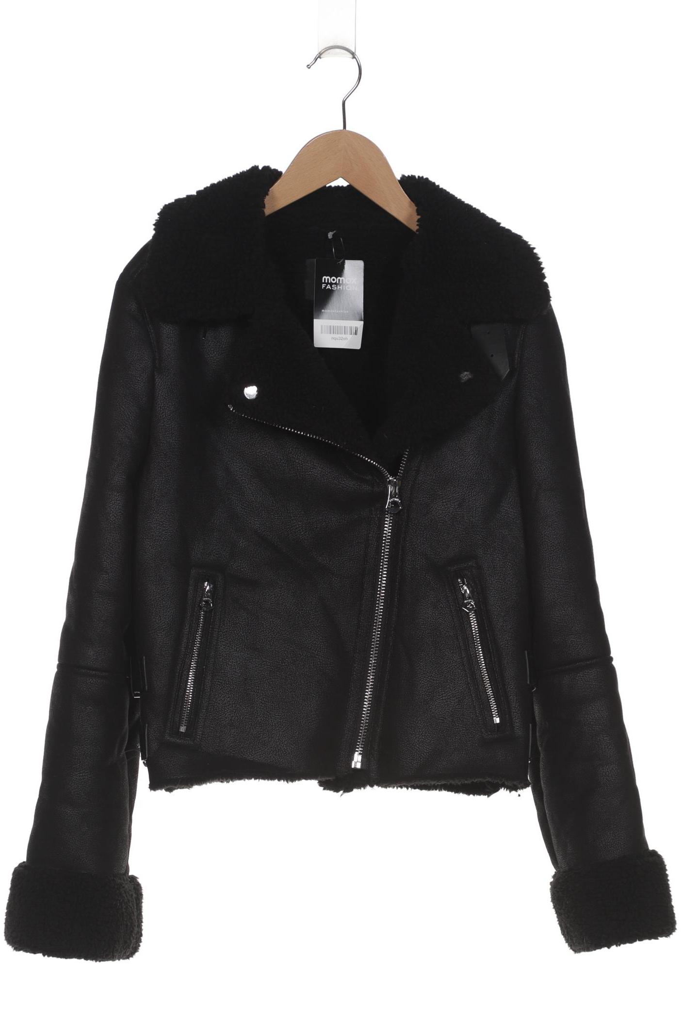 

bershka Damen Jacke, schwarz, Gr. 42