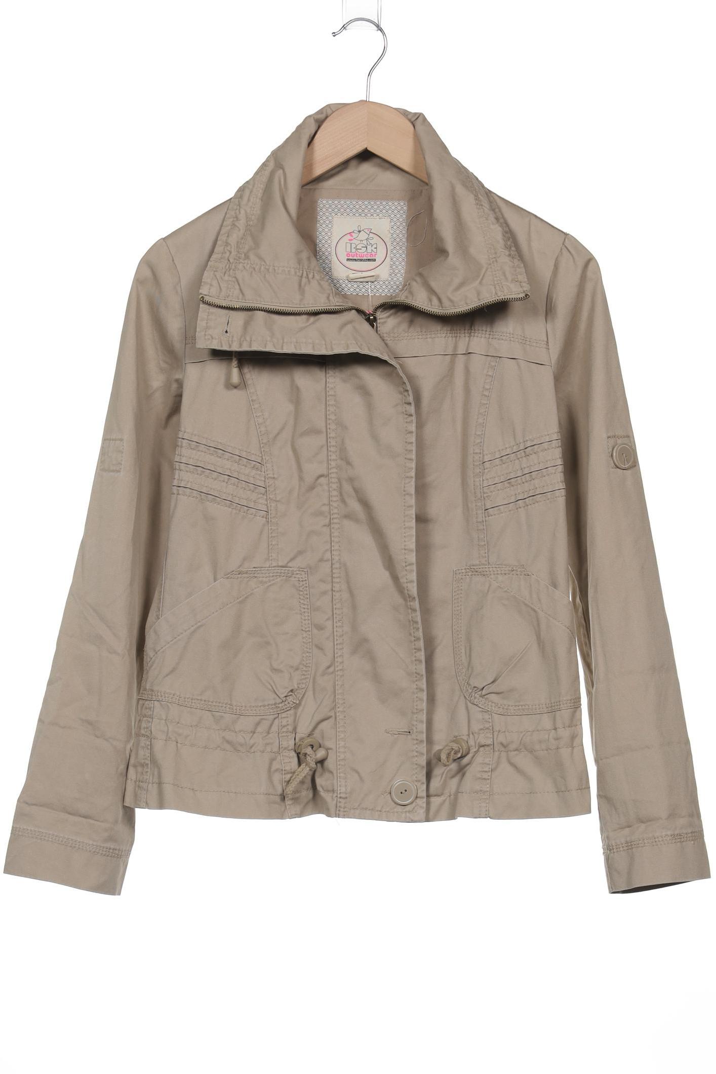 

bershka Damen Jacke, beige, Gr. 42
