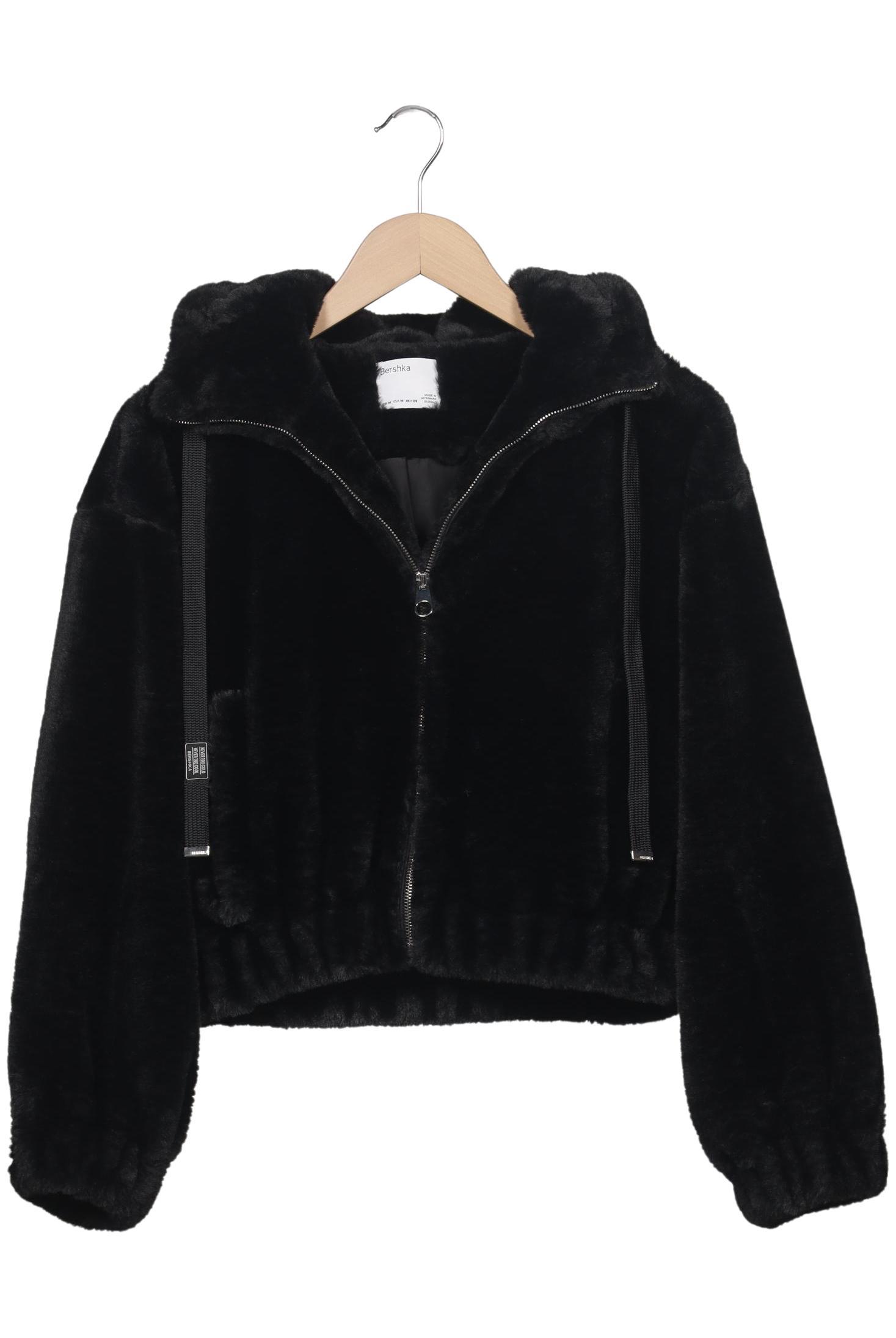 

bershka Damen Jacke, schwarz, Gr. 38
