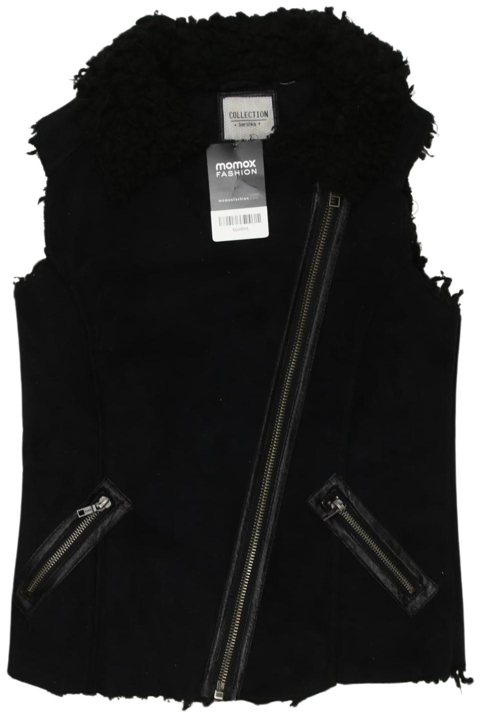 

bershka Damen Jacke, schwarz, Gr. 38