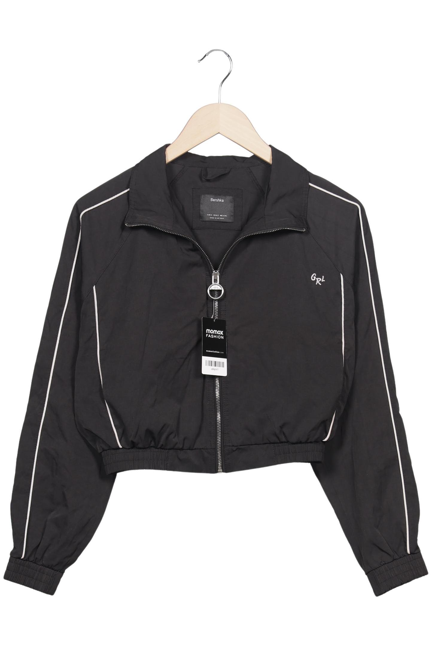 

bershka Damen Jacke, schwarz, Gr. 36