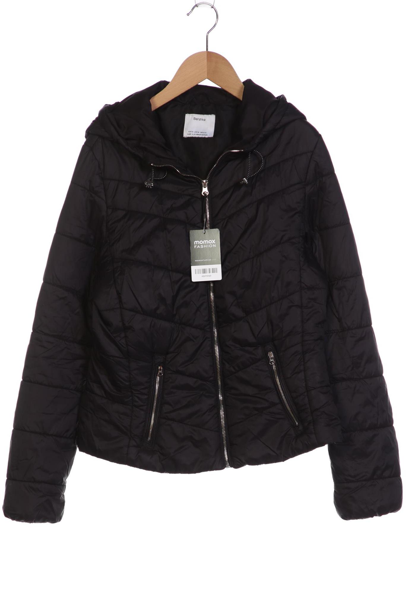 

bershka Damen Jacke, schwarz