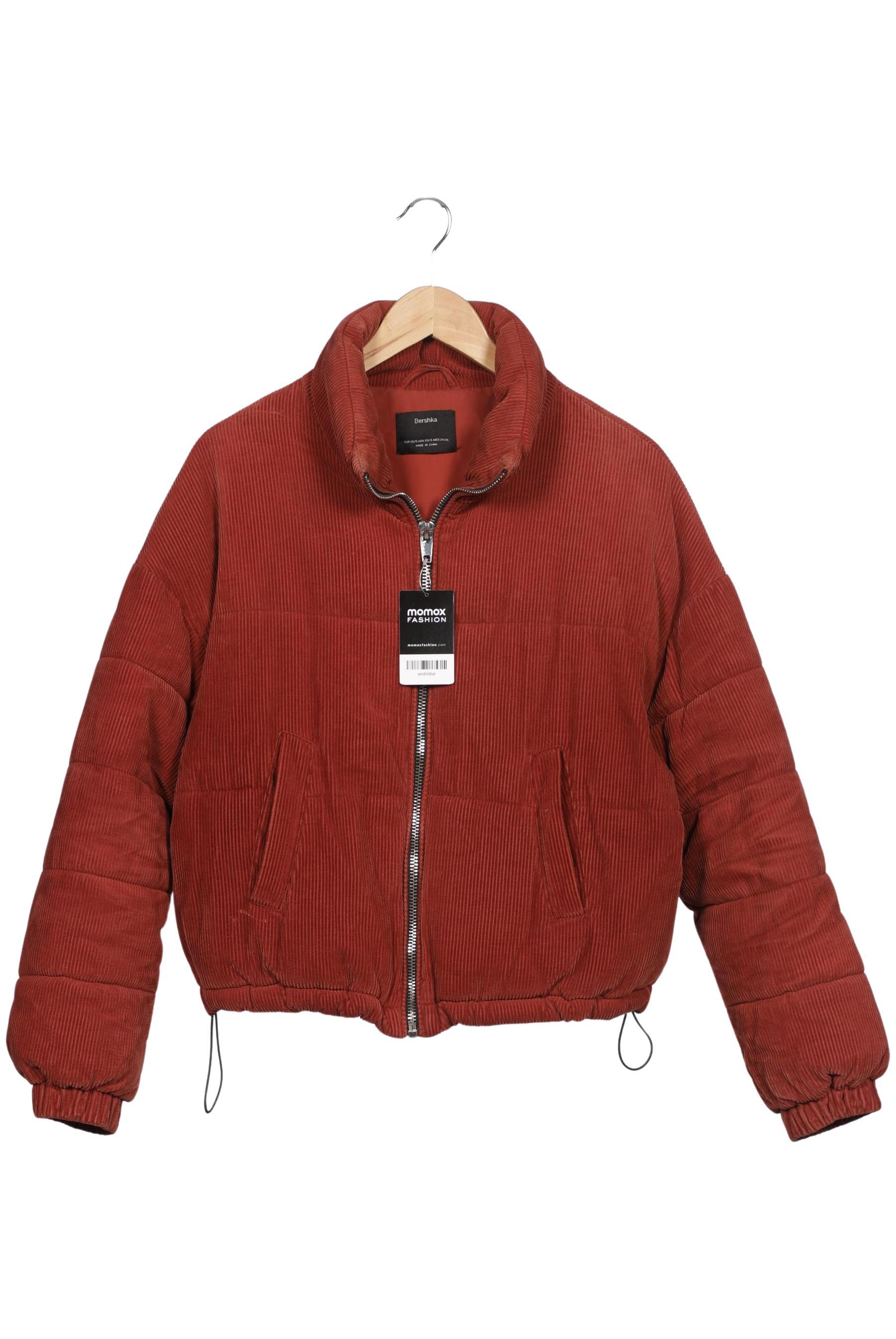 

bershka Damen Jacke, rot, Gr. 34