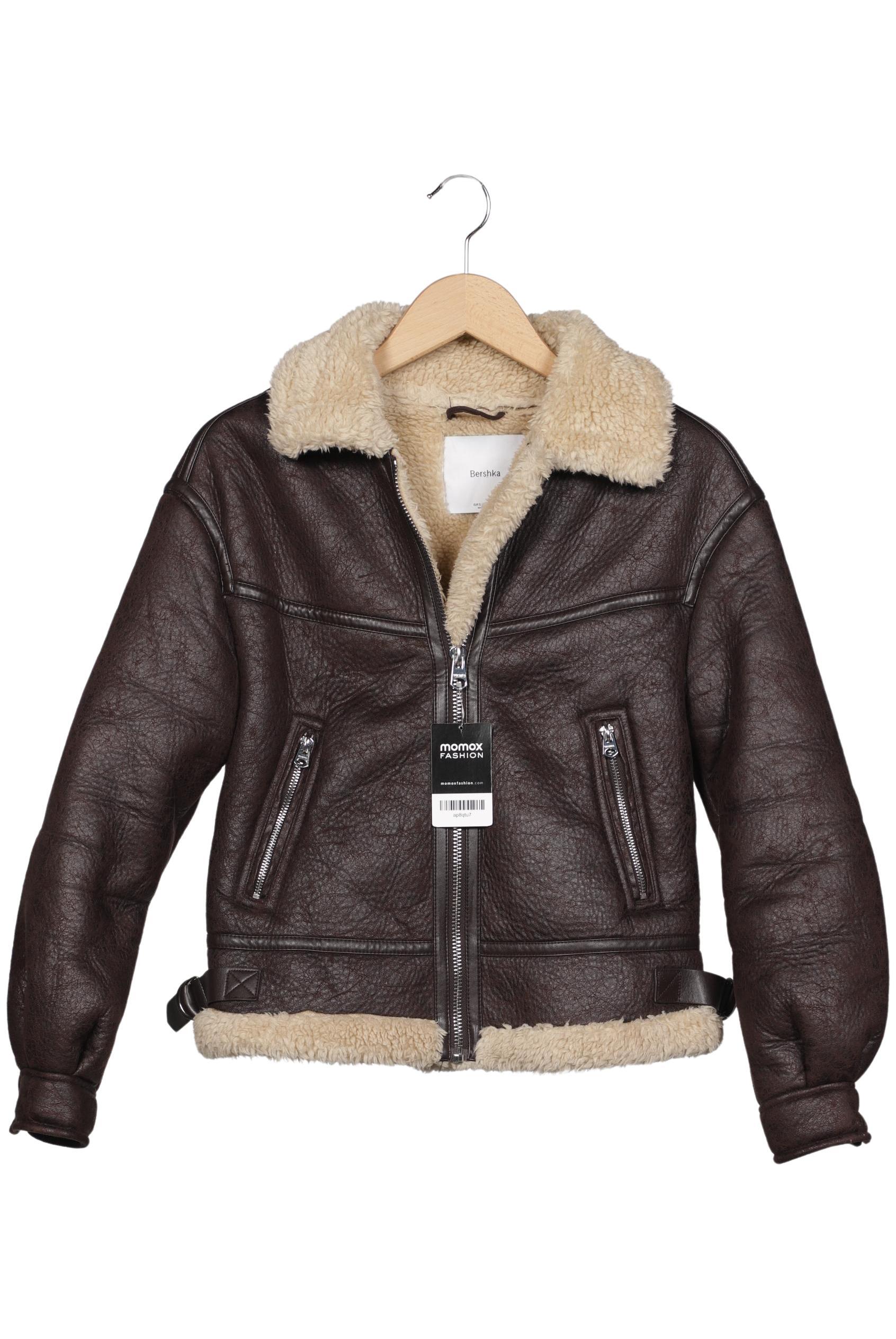

bershka Damen Jacke, braun, Gr. 36
