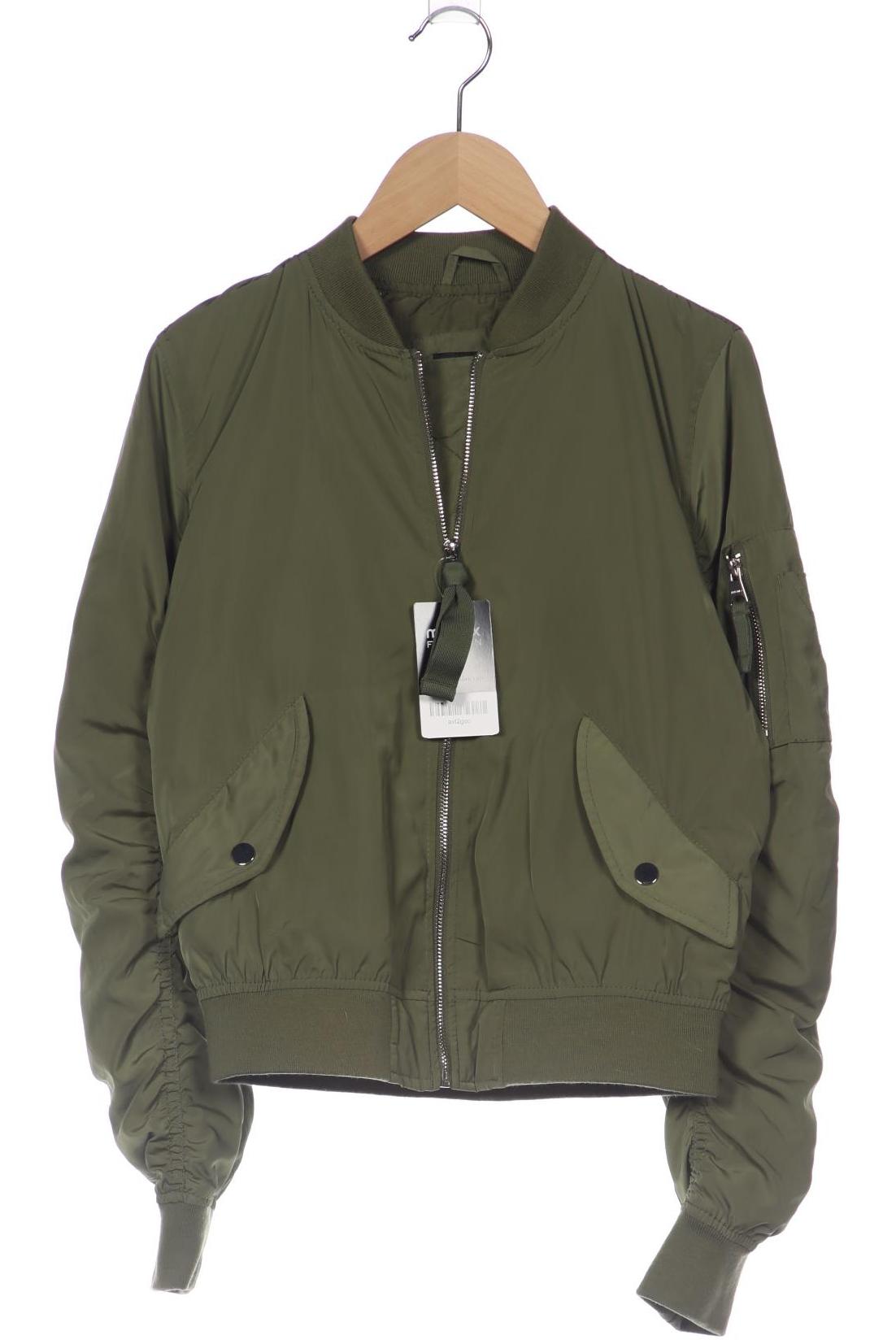 

bershka Damen Jacke, grün, Gr. 36