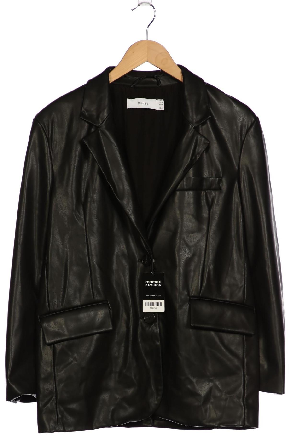 

bershka Damen Jacke, schwarz, Gr. 38