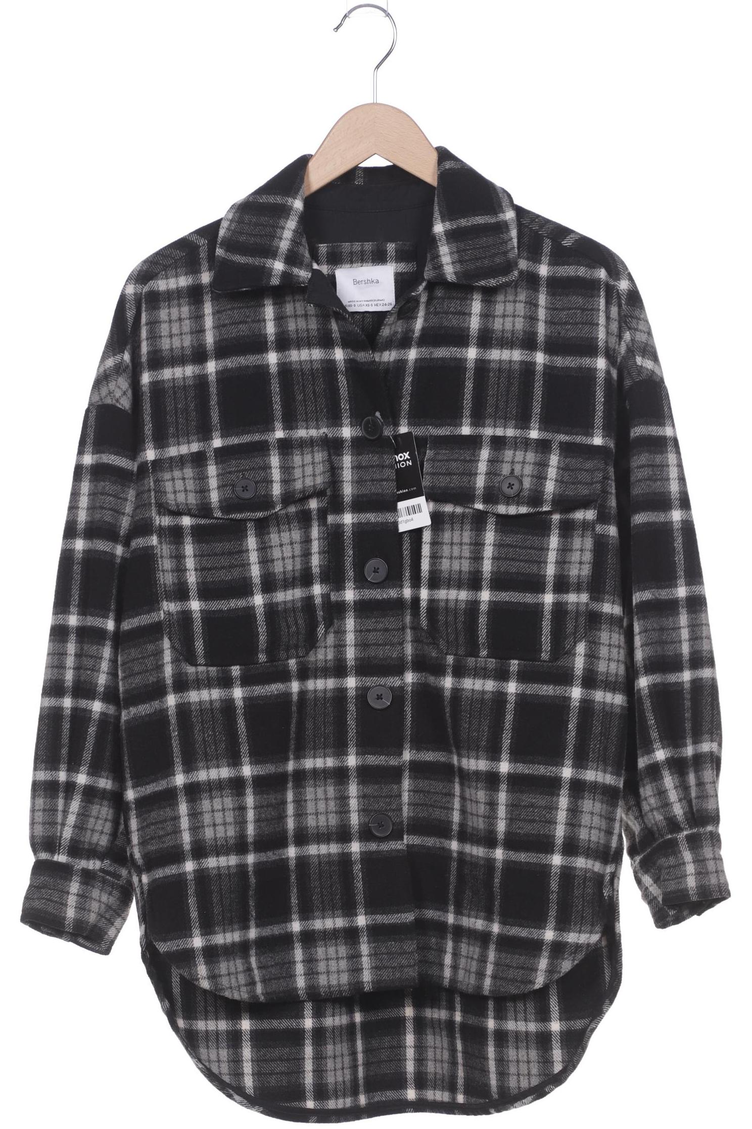 

bershka Damen Jacke, grau, Gr. 34