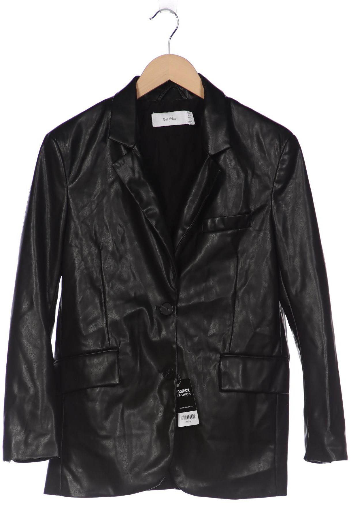 

bershka Damen Jacke, schwarz, Gr. 34