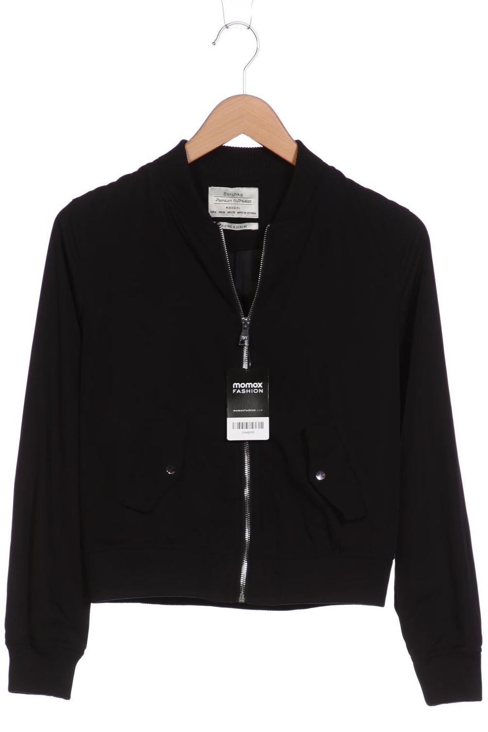 

bershka Damen Jacke, schwarz, Gr. 38