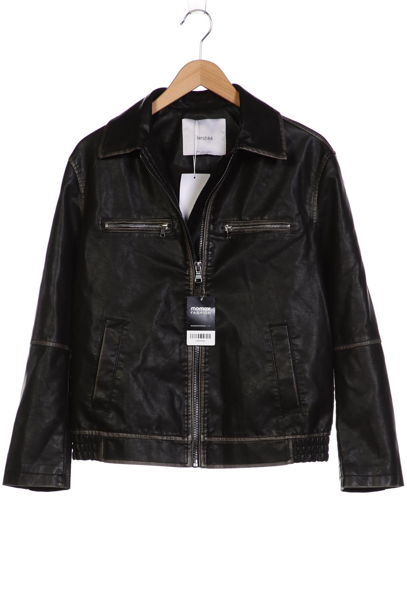 

bershka Damen Jacke, schwarz, Gr. 36