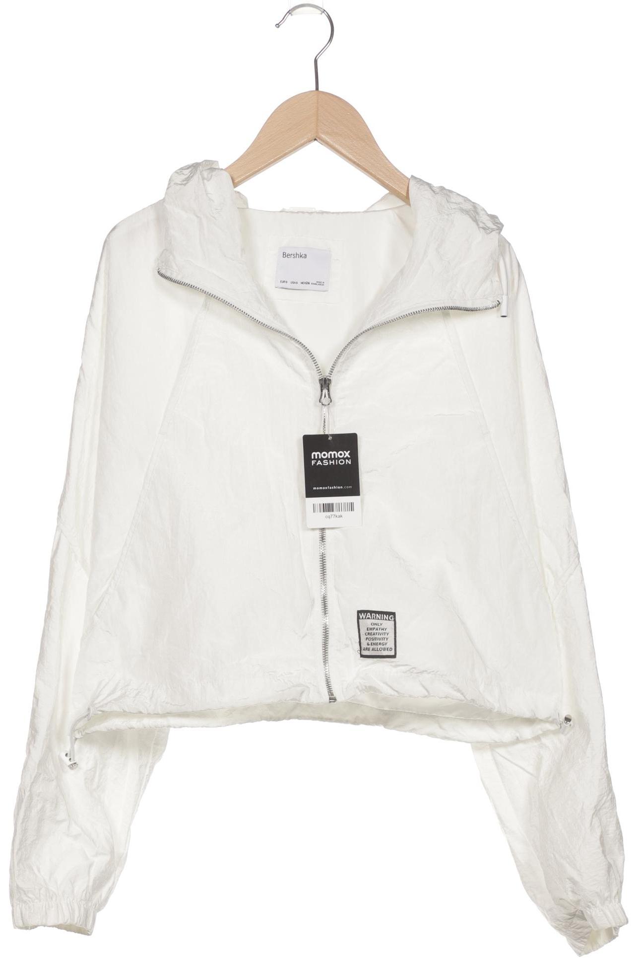 

bershka Damen Jacke, weiß, Gr. 36
