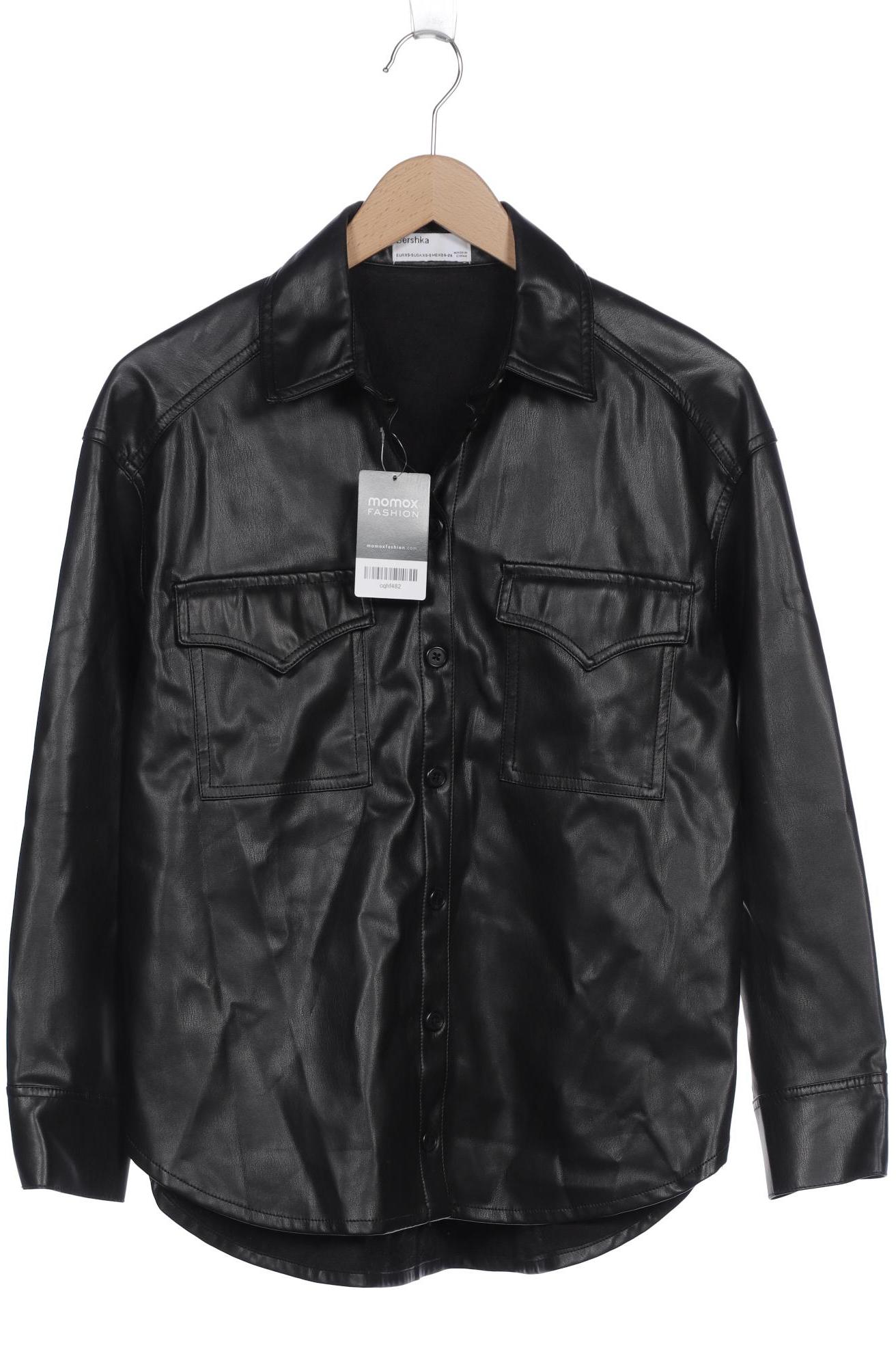 

bershka Damen Jacke, schwarz