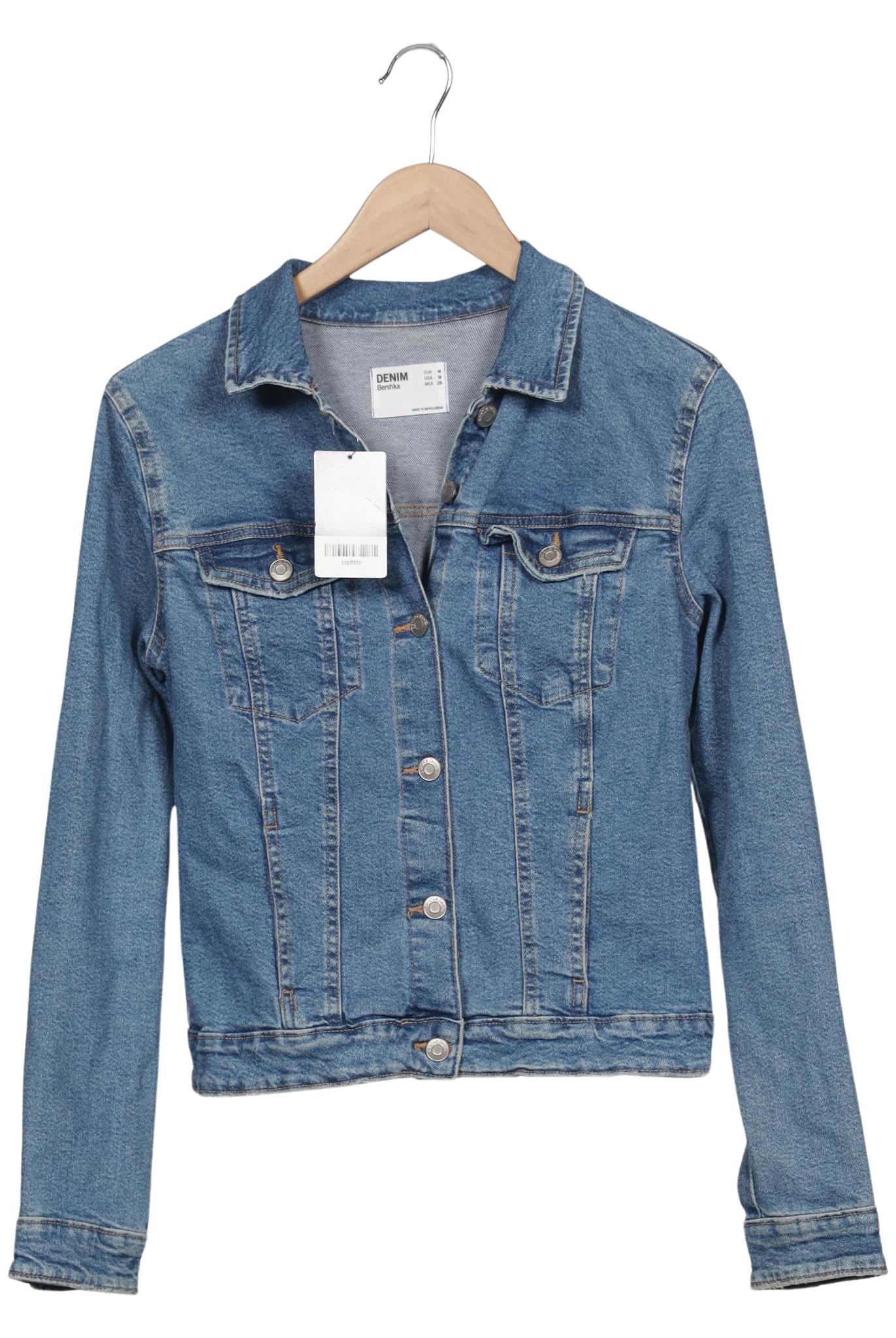 

bershka Damen Jacke, blau, Gr. 38