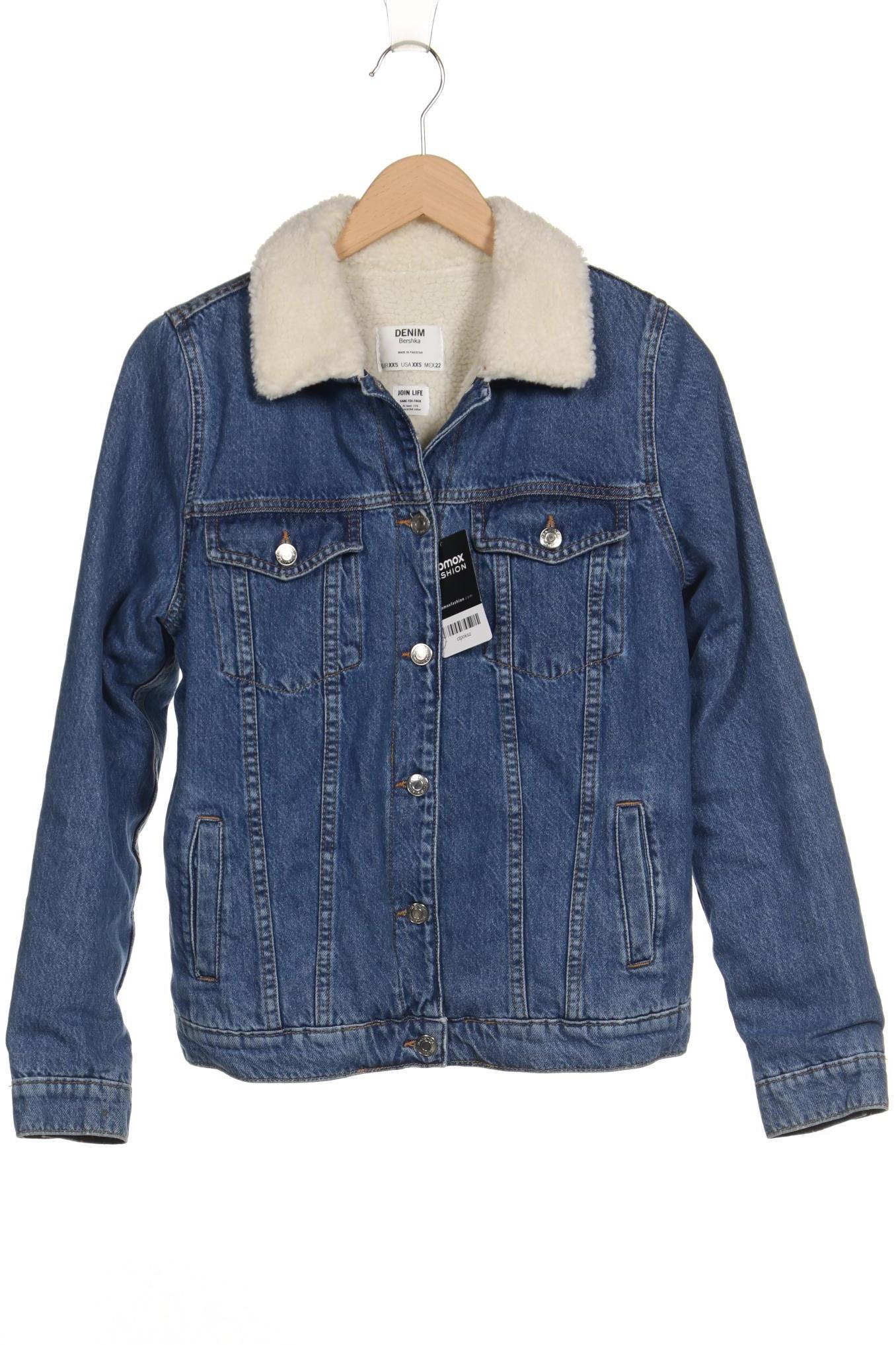 

bershka Damen Jacke, blau, Gr. 32