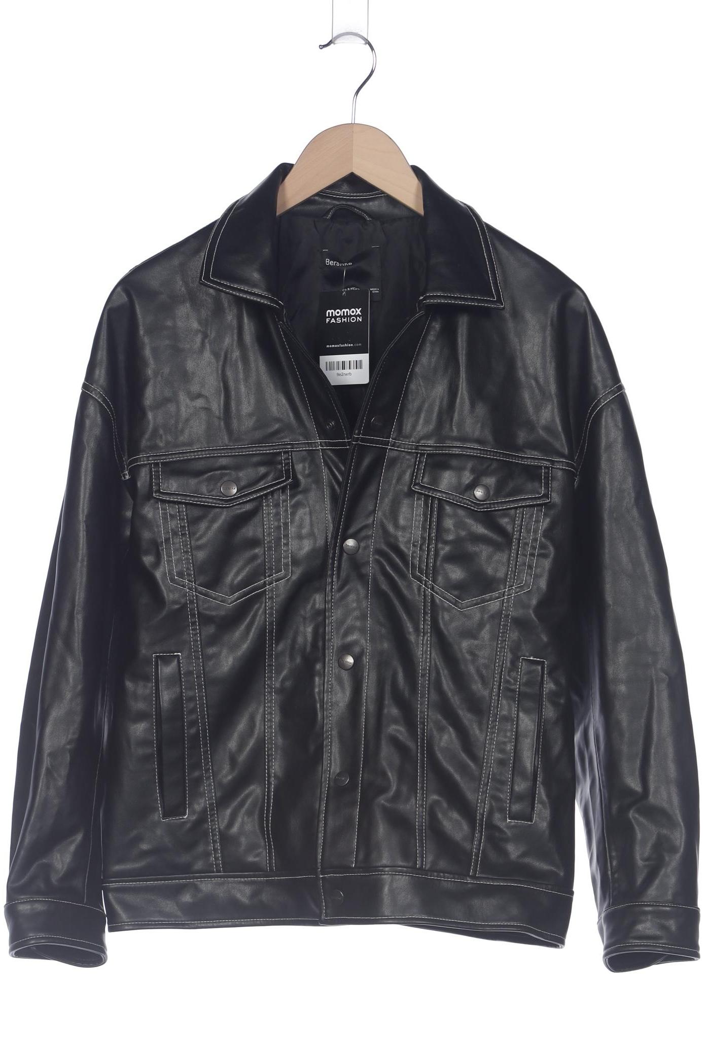 

bershka Damen Jacke, schwarz, Gr. 36