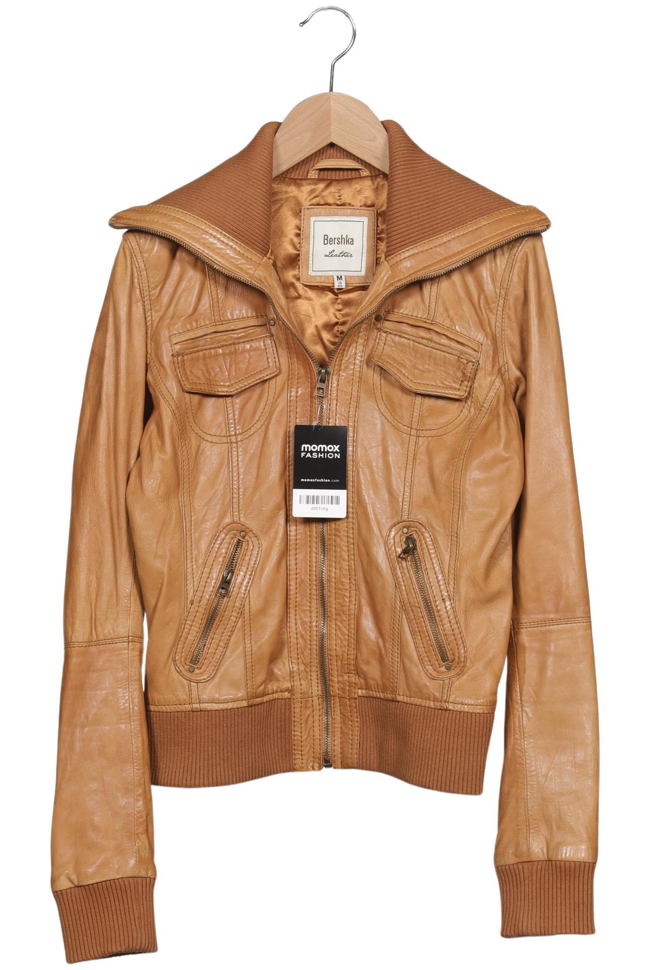 

bershka Damen Jacke, beige, Gr. 38