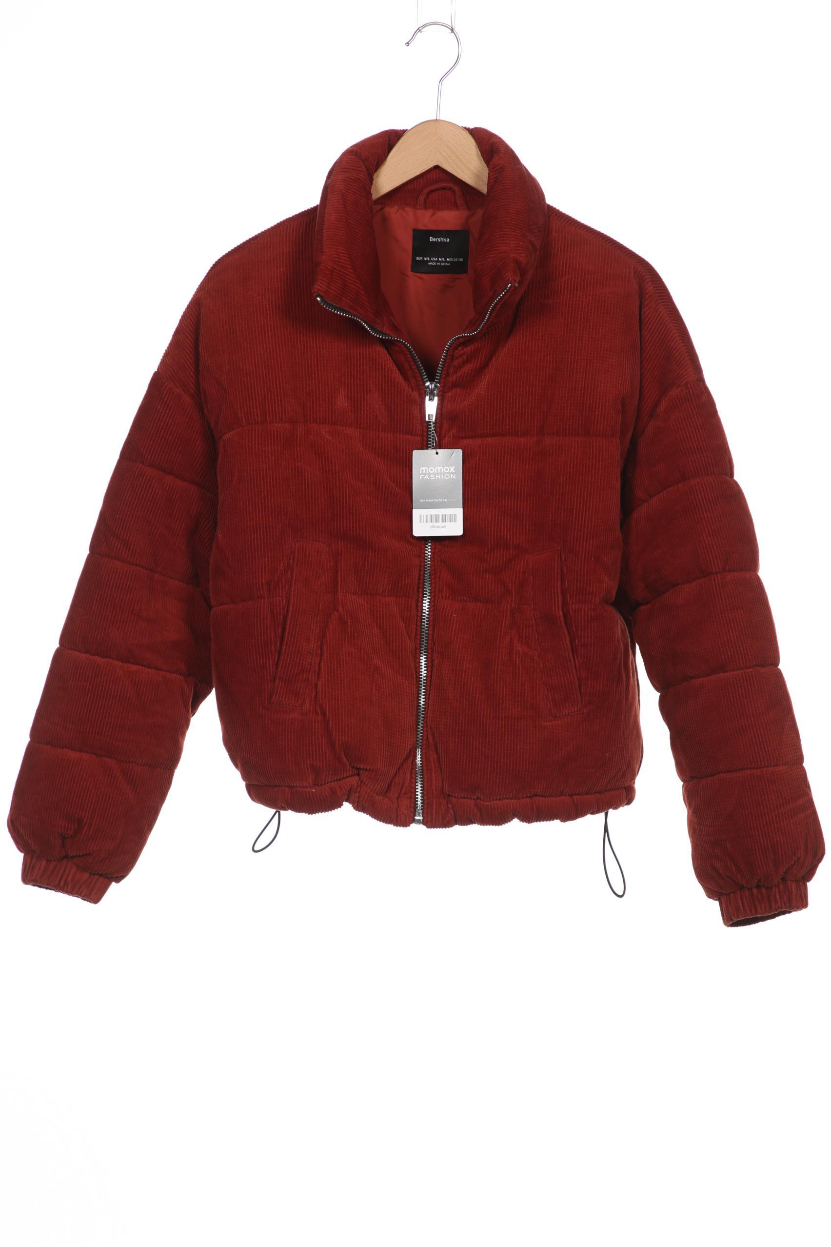 

bershka Damen Jacke, bordeaux, Gr. 38