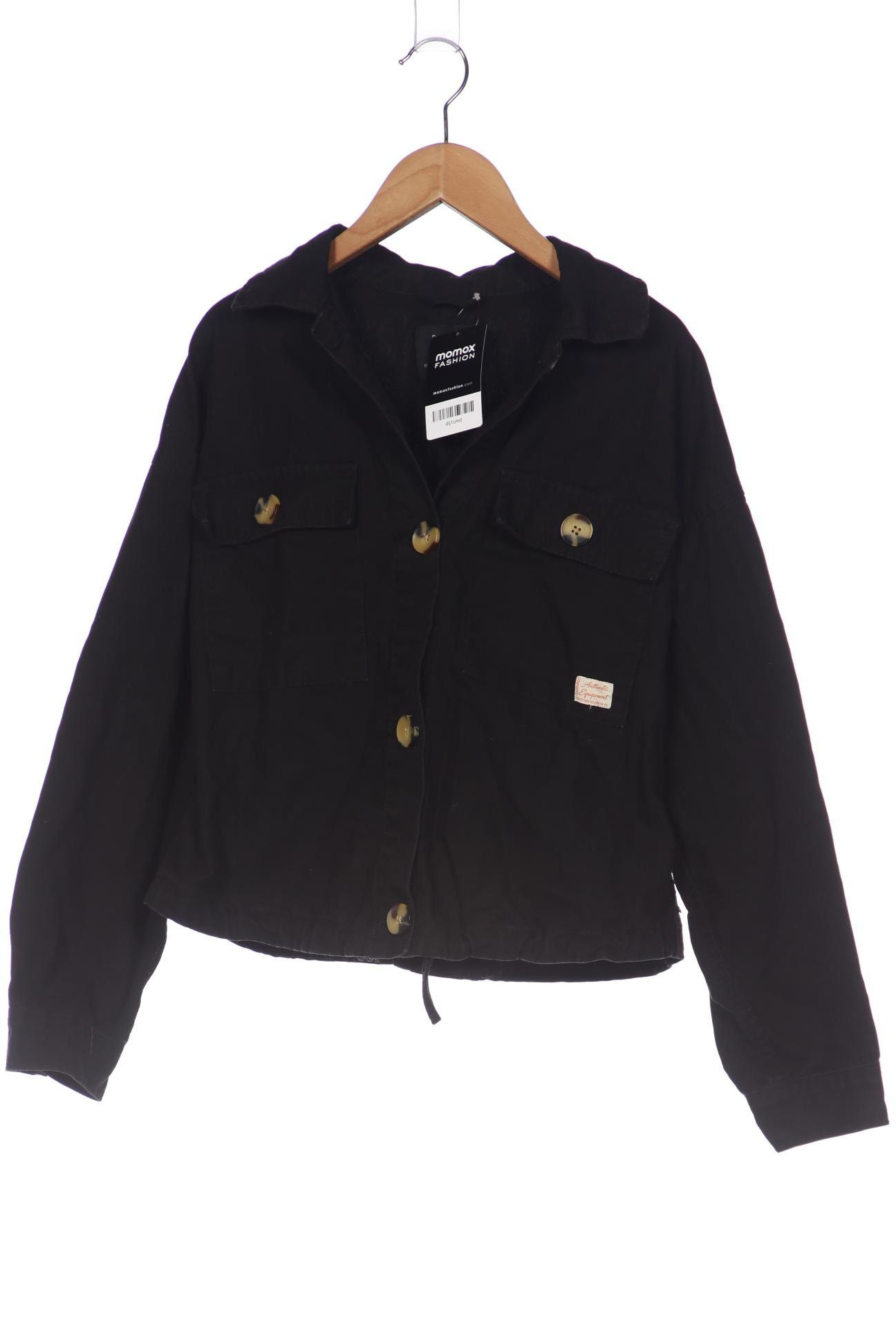 

bershka Damen Jacke, schwarz, Gr. 36