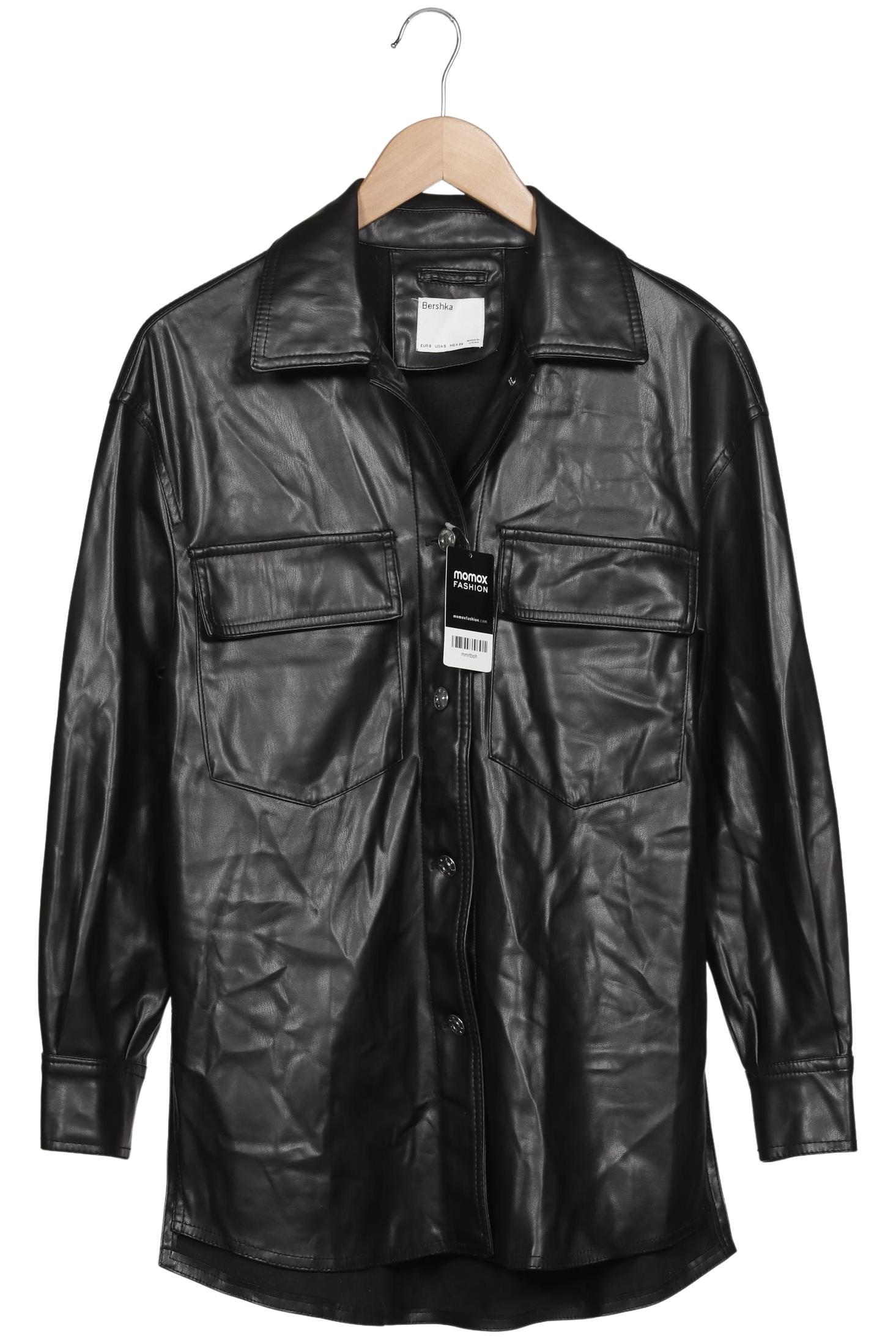 

bershka Damen Jacke, schwarz, Gr. 36