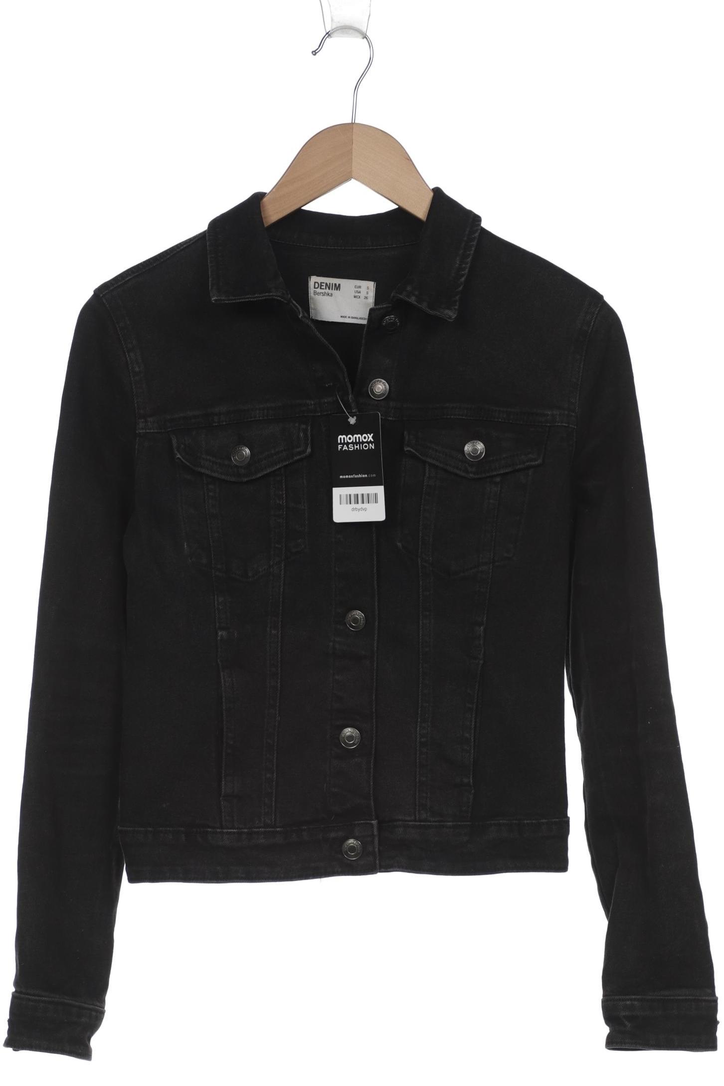 

bershka Damen Jacke, schwarz, Gr. 36