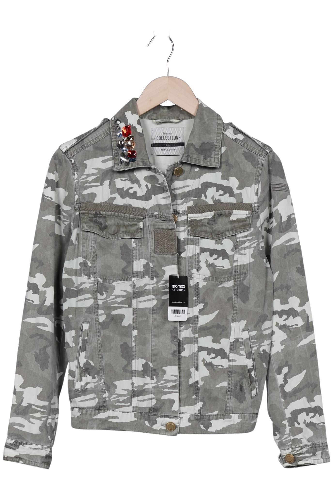 

bershka Damen Jacke, grau, Gr. 38