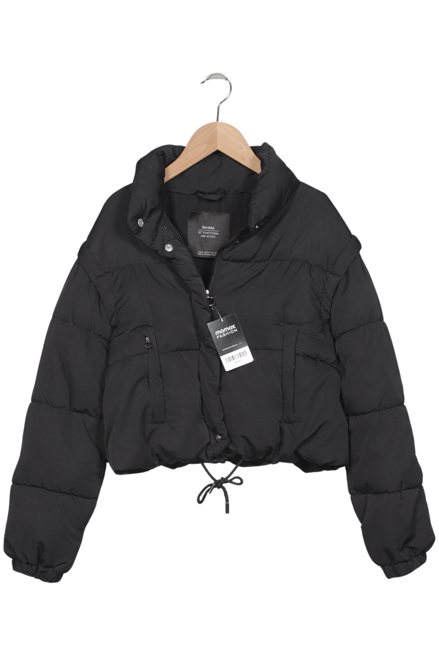

bershka Damen Jacke, schwarz, Gr. 36