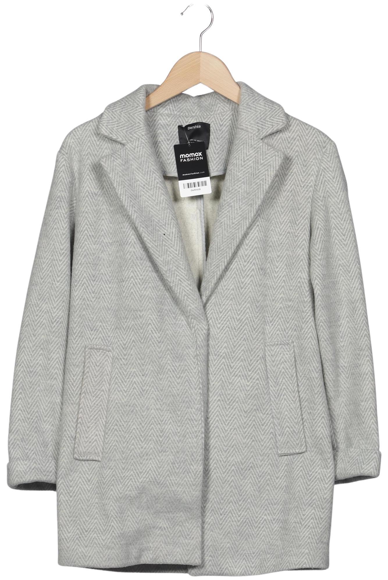 

bershka Damen Jacke, grau, Gr. 34