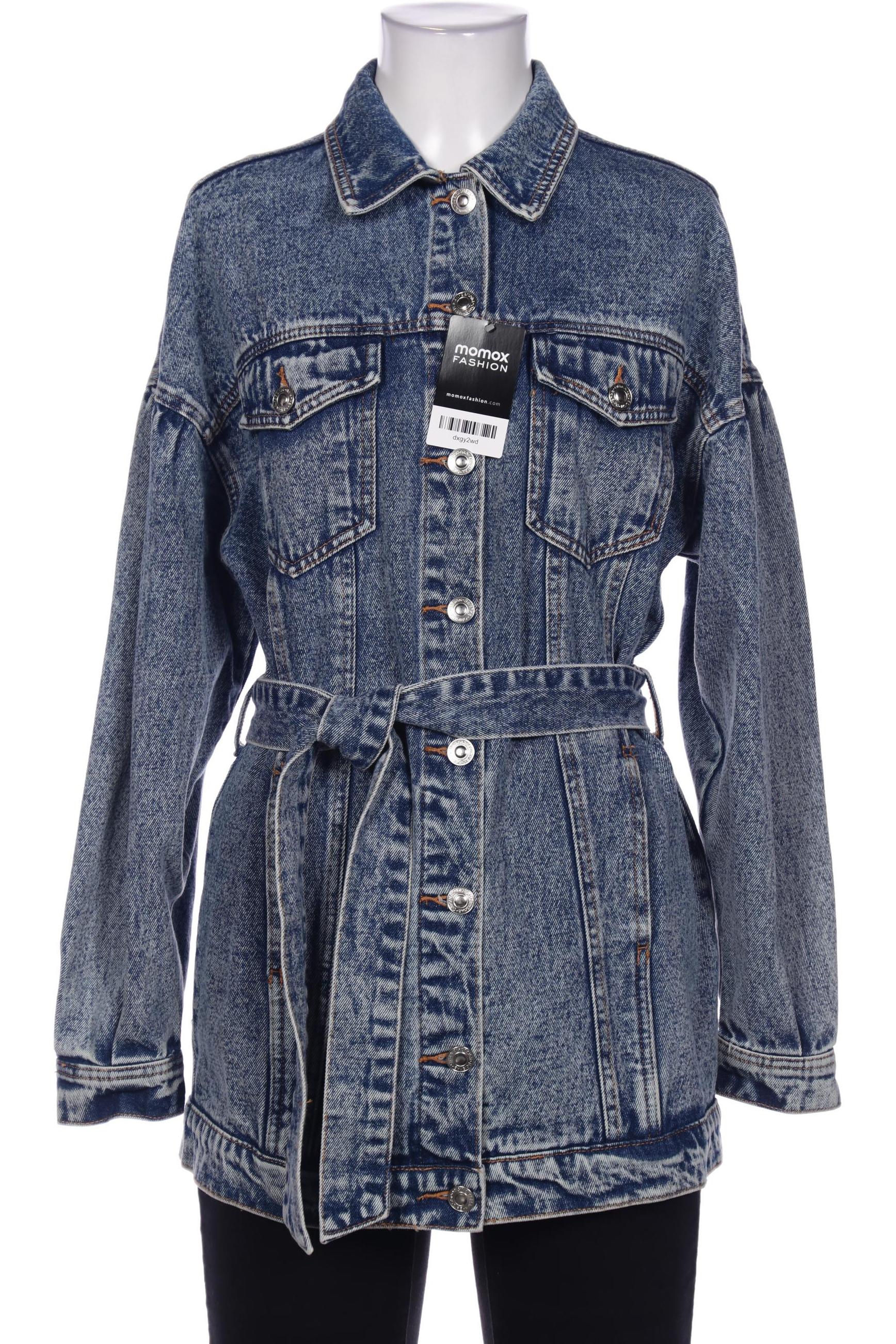 

bershka Damen Jacke, blau, Gr. 34