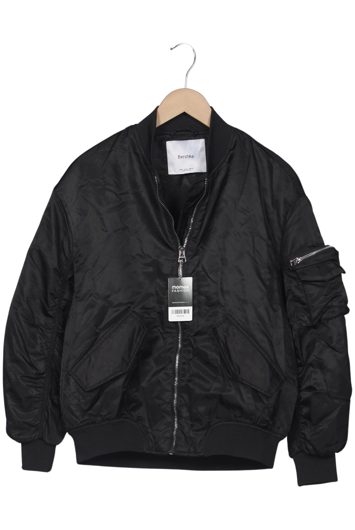 

bershka Damen Jacke, schwarz, Gr. 36
