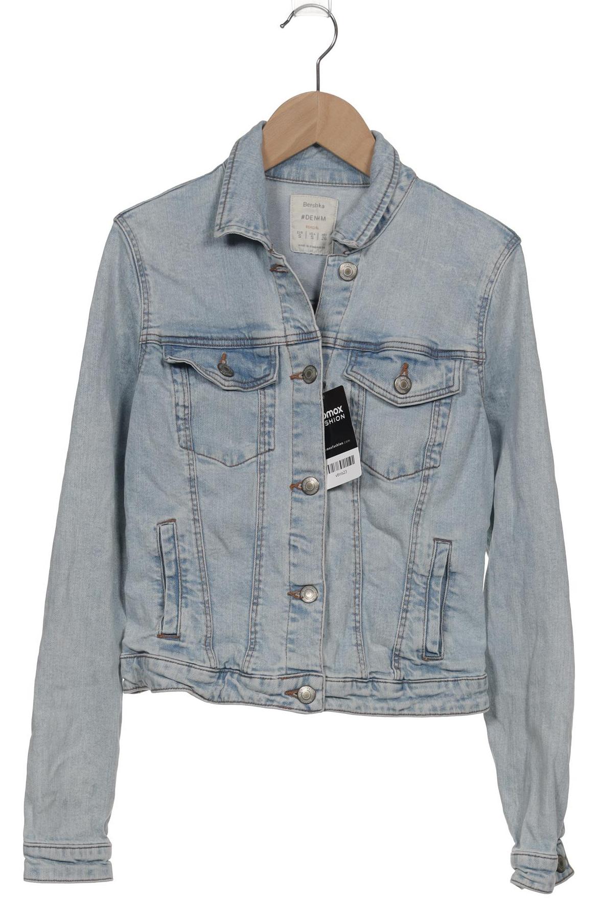 

bershka Damen Jacke, hellblau, Gr. 36