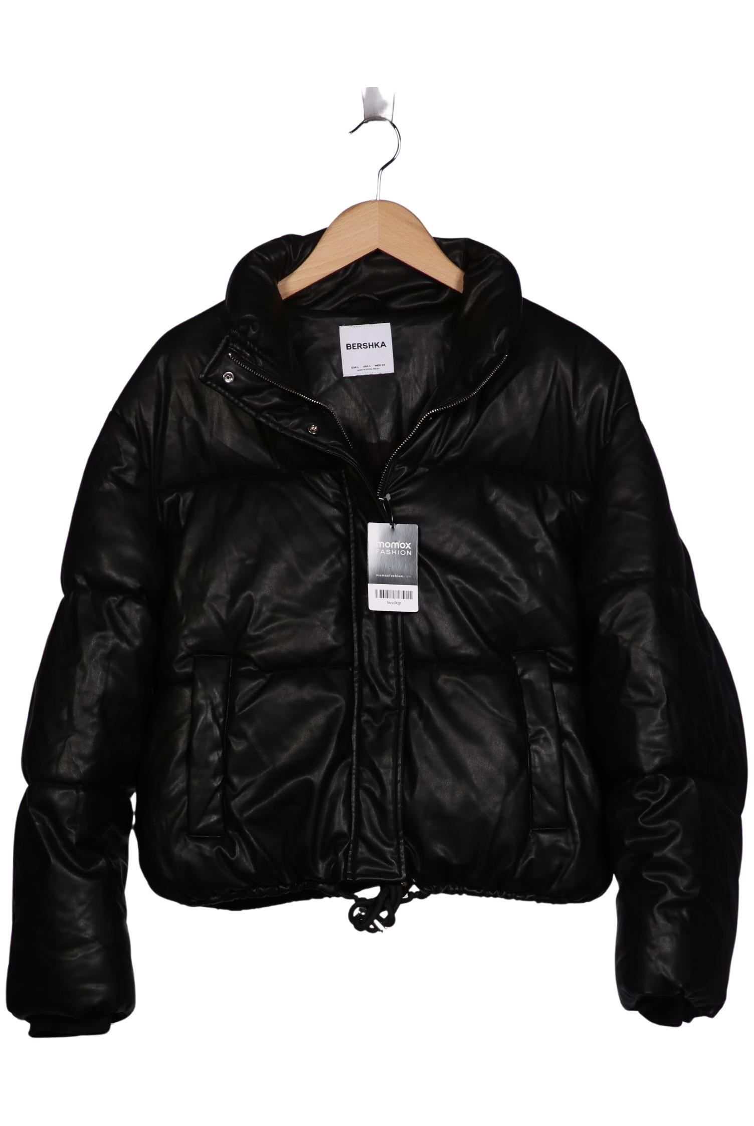 

bershka Damen Jacke, schwarz, Gr. 42