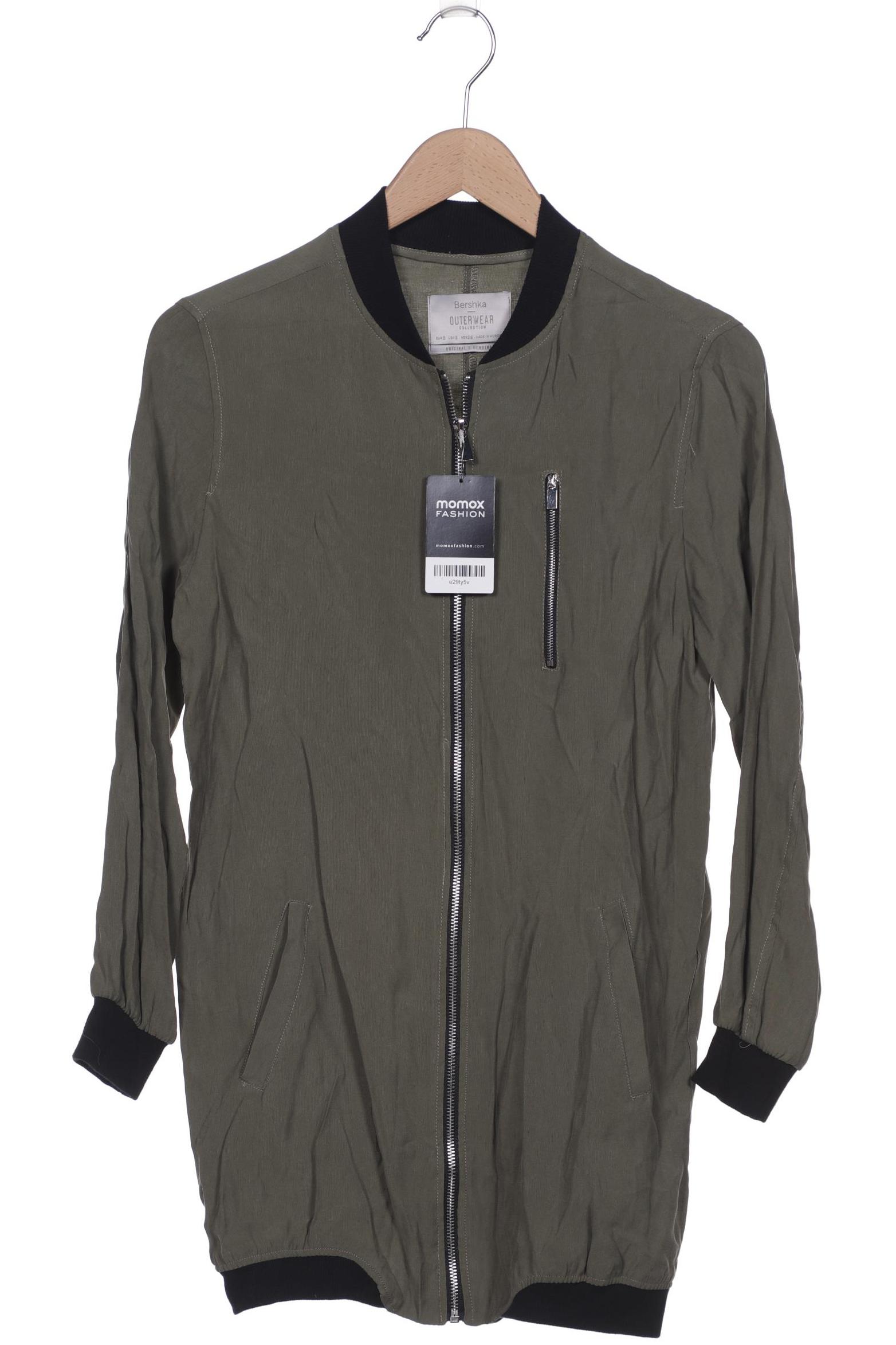 

bershka Damen Jacke, grün, Gr. 36
