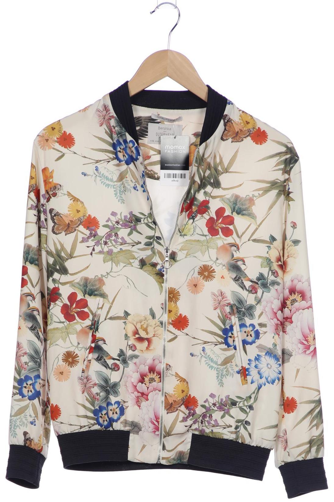 

bershka Damen Jacke, beige, Gr. 38