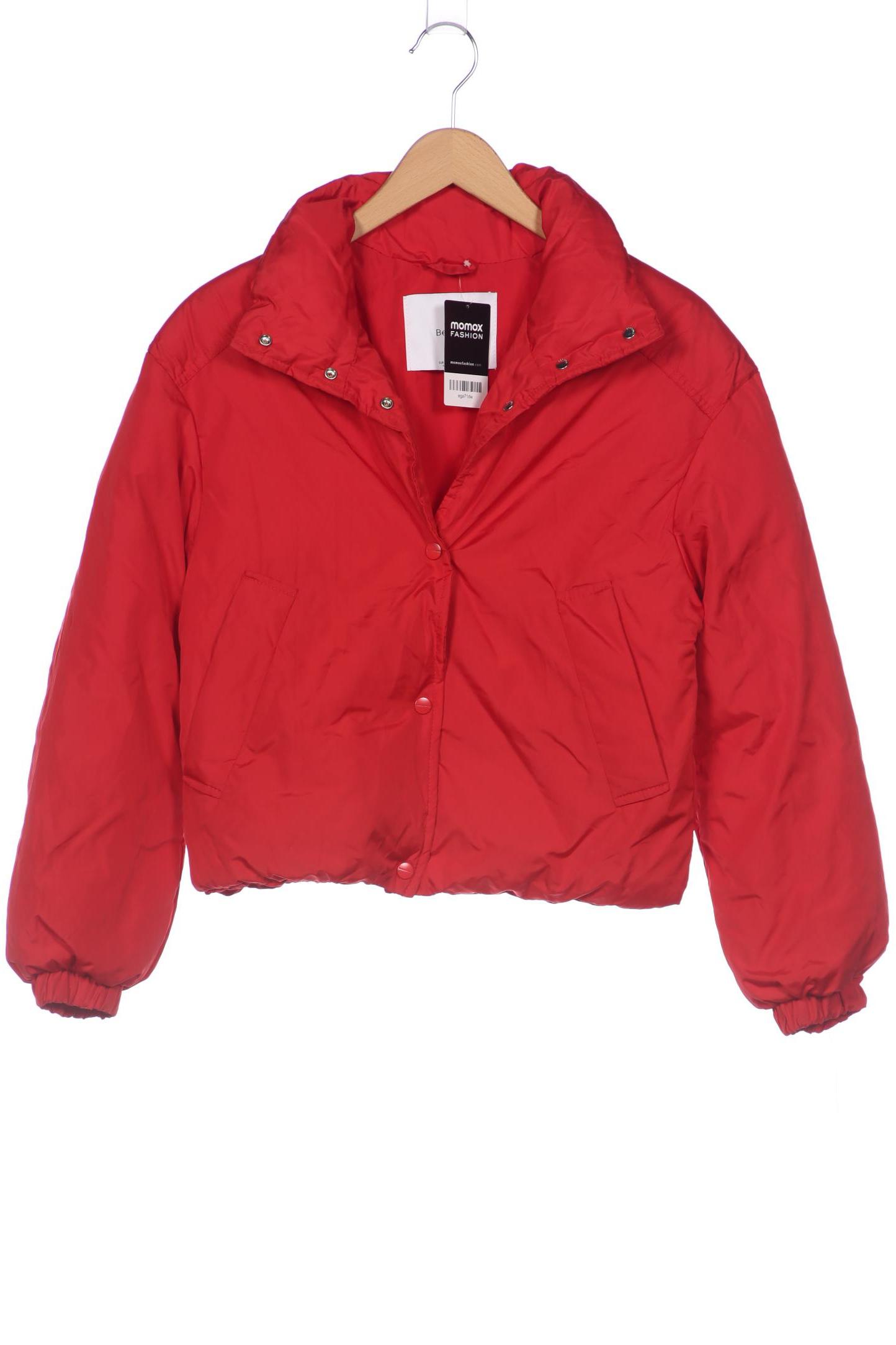 

bershka Damen Jacke, rot, Gr. 34