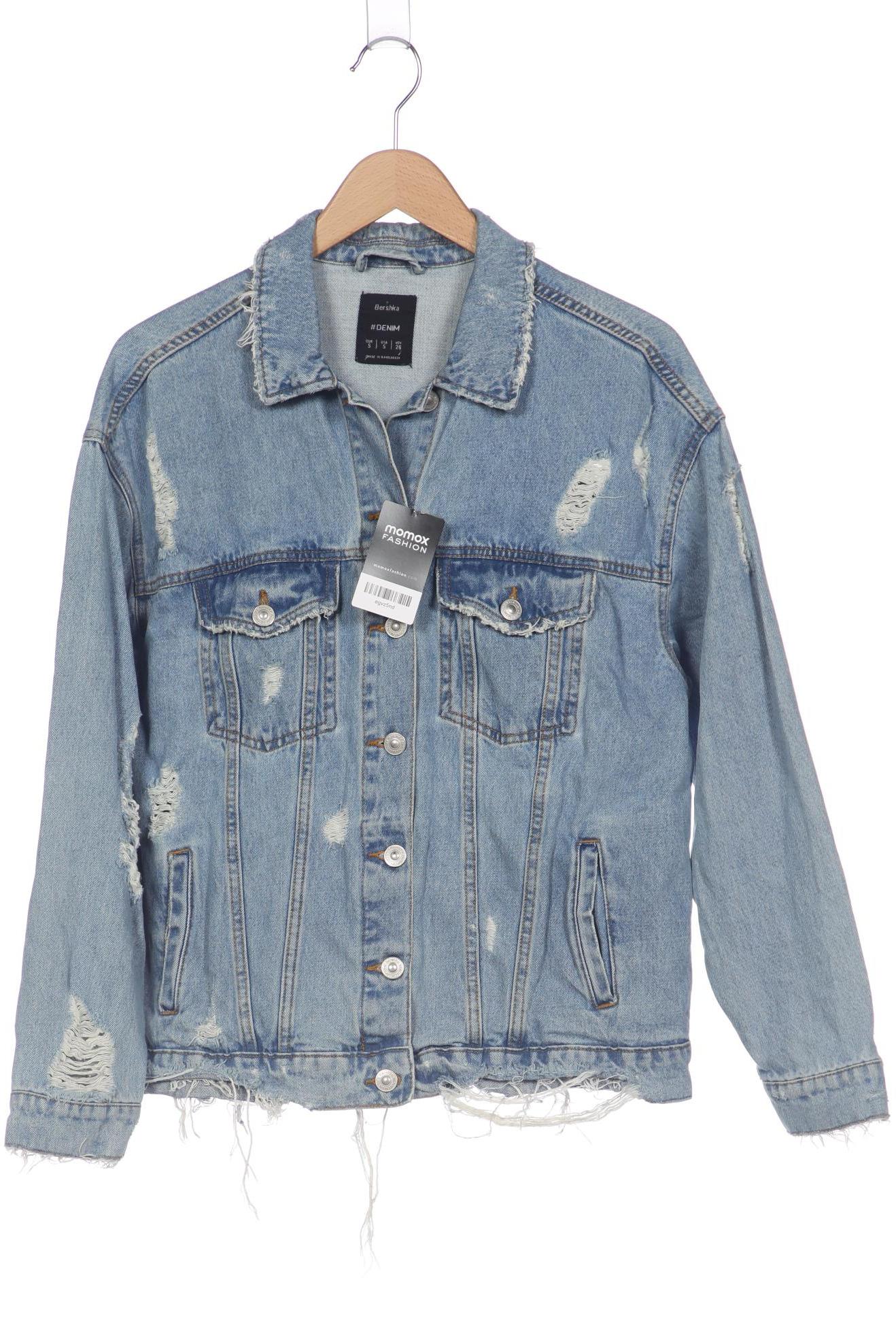 

bershka Damen Jacke, blau, Gr. 36