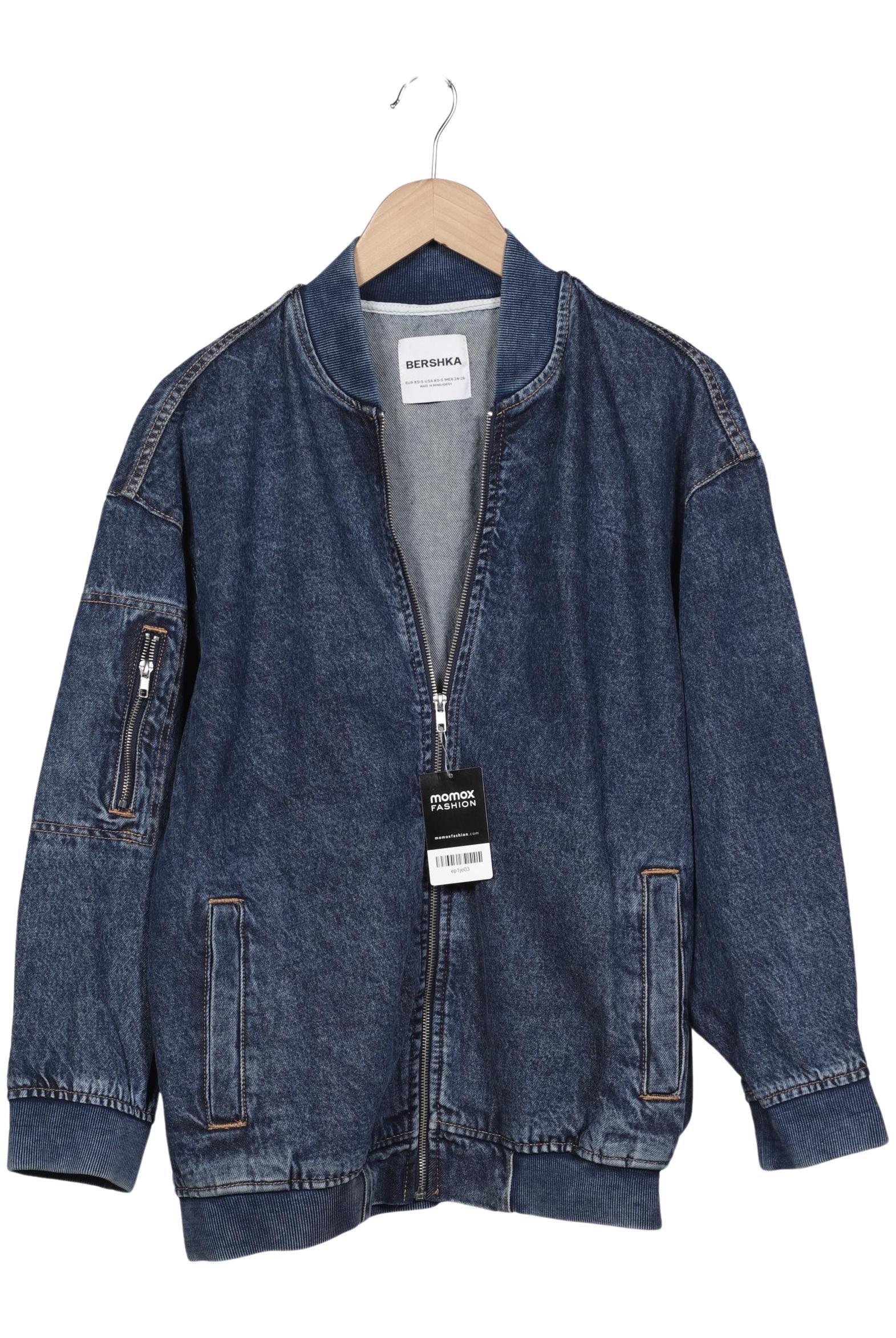 

bershka Damen Jacke, blau, Gr. 34