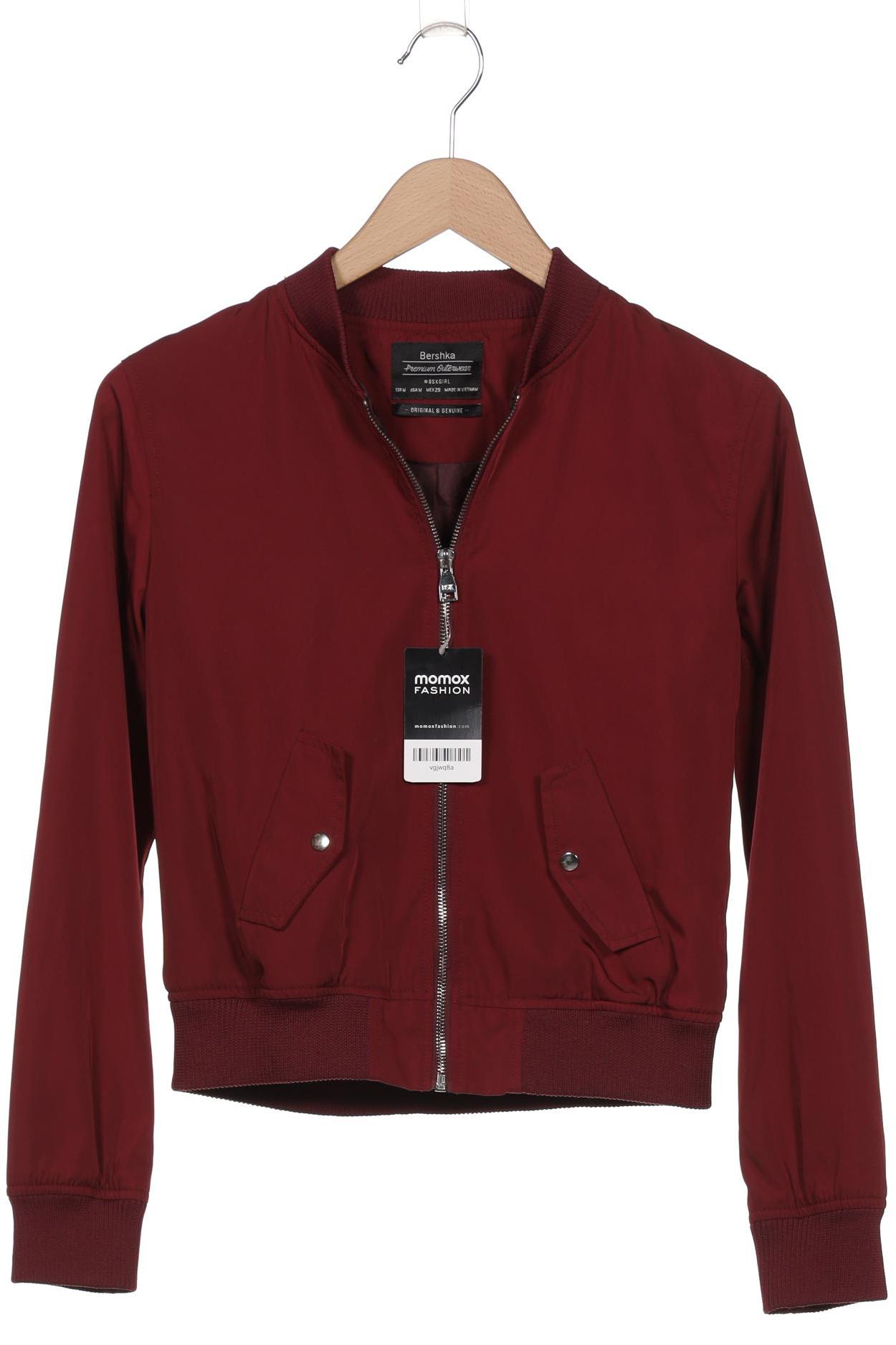 

bershka Damen Jacke, bordeaux, Gr. 38