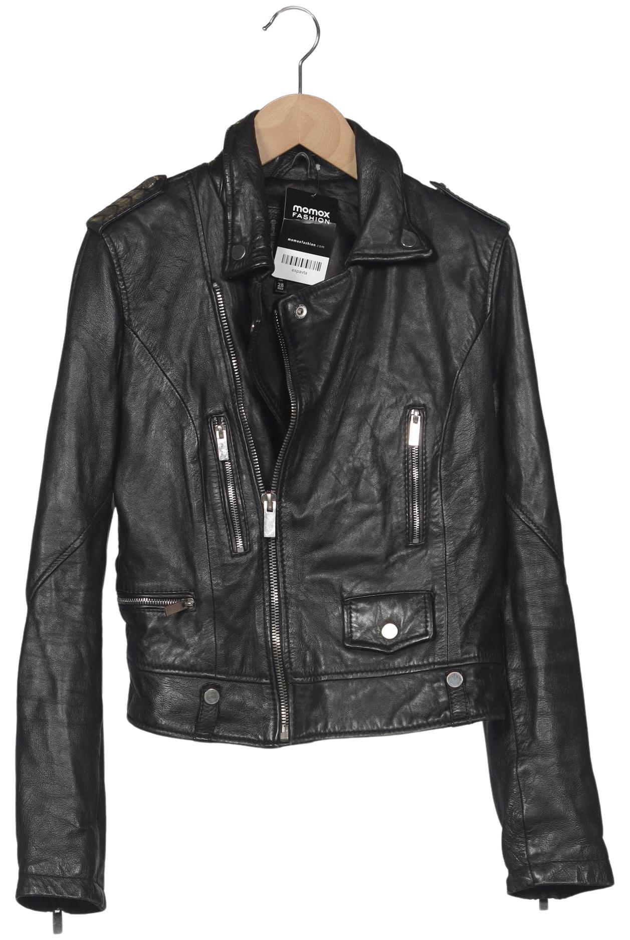 

bershka Damen Jacke, schwarz, Gr. 38