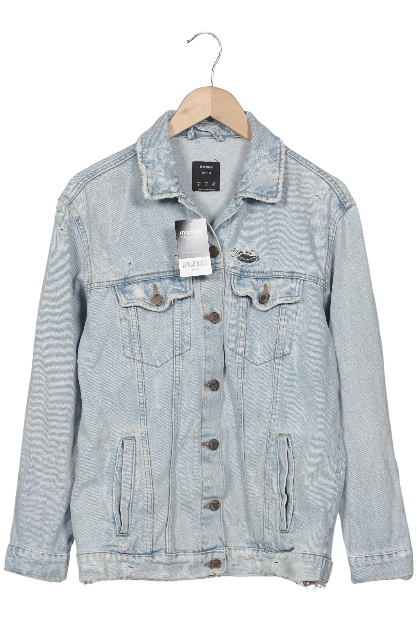 

bershka Damen Jacke, hellblau, Gr. 36